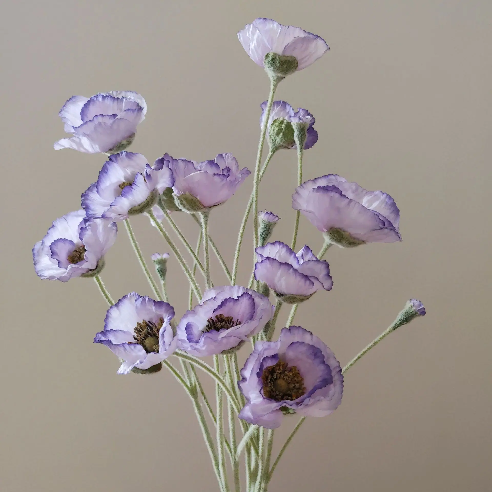 Wedding Party Decoration Poppy Artificial Flowers 65cm Long Stem Fake Flowers For Home Decors DIY Day of Dead Flower Arrangement