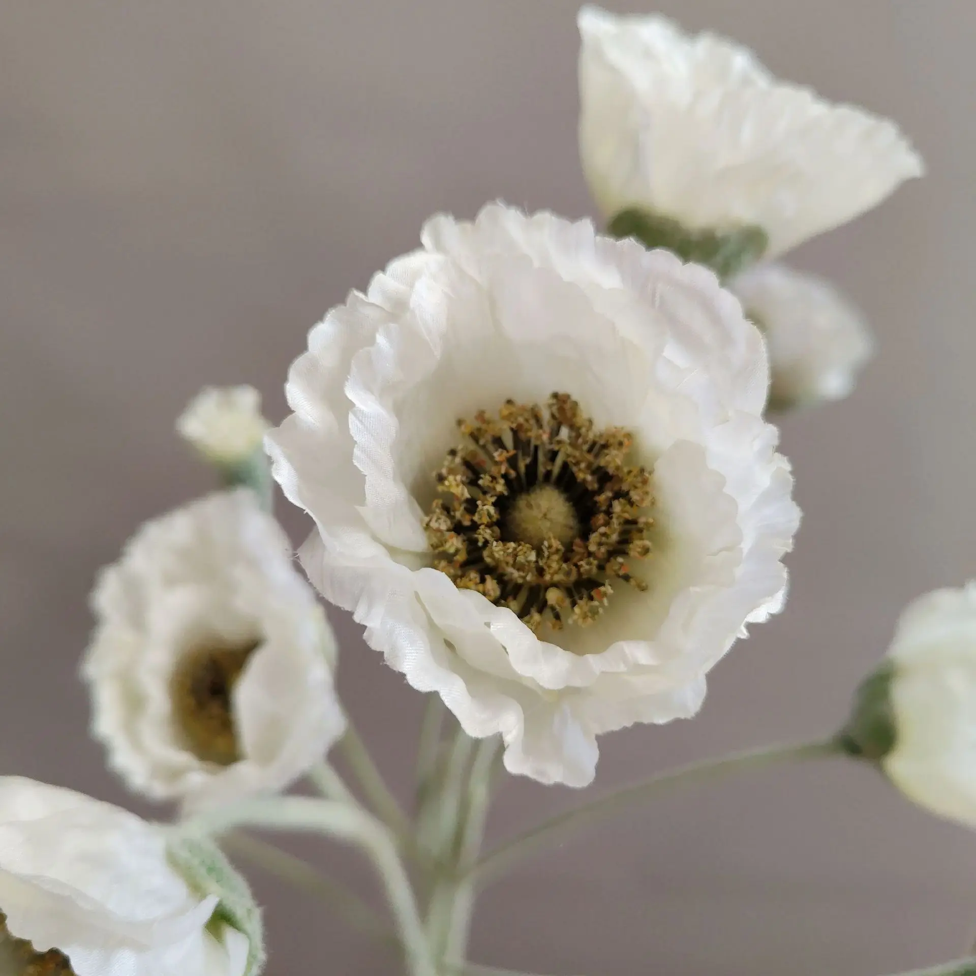 Wedding Party Decoration Poppy Artificial Flowers 65cm Long Stem Fake Flowers For Home Decors DIY Day of Dead Flower Arrangement