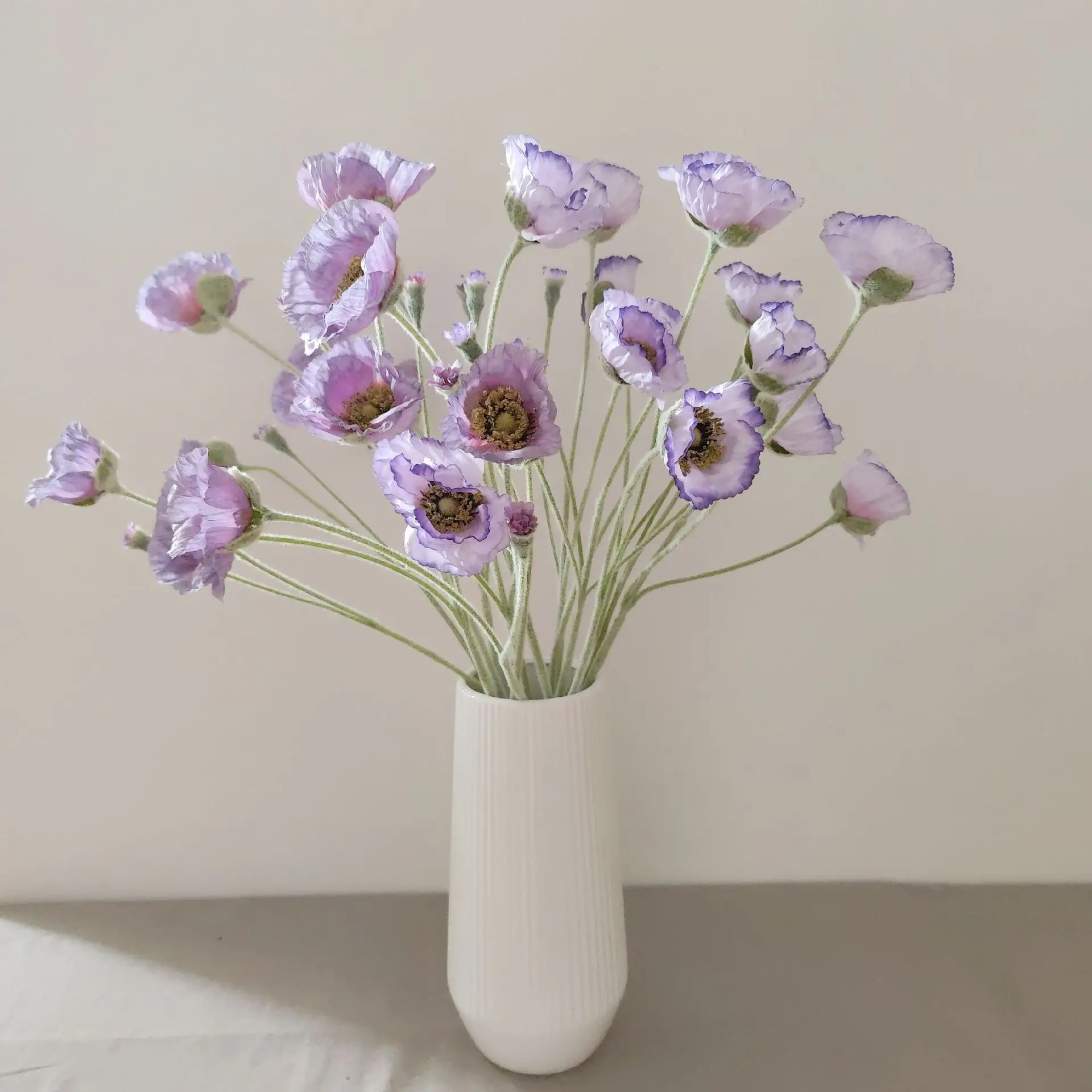 Wedding Party Decoration Poppy Artificial Flowers 65cm Long Stem Fake Flowers For Home Decors DIY Day of Dead Flower Arrangement