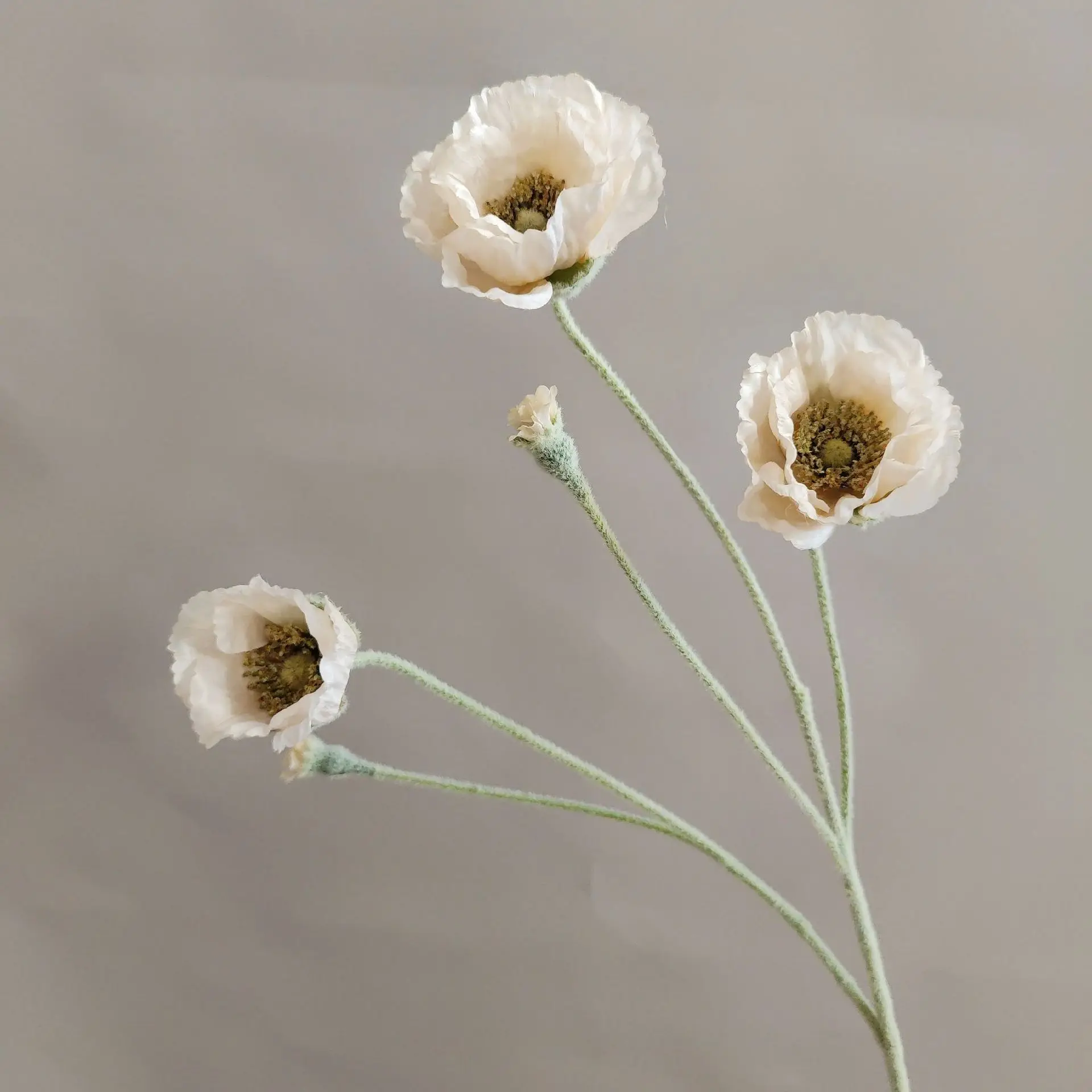 Wedding Party Decoration Poppy Artificial Flowers 65cm Long Stem Fake Flowers For Home Decors DIY Day of Dead Flower Arrangement