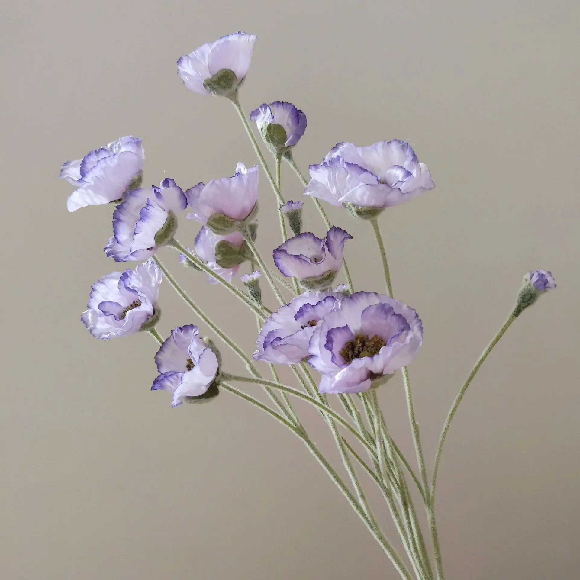Wedding Party Decoration Poppy Artificial Flowers 65cm Long Stem Fake Flowers For Home Decors DIY Day of Dead Flower Arrangement