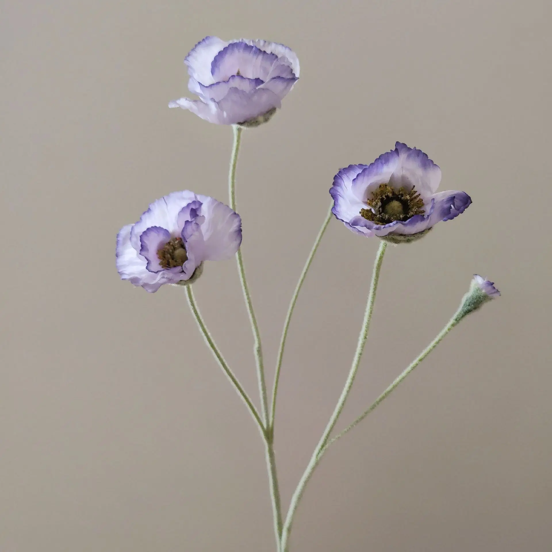 Wedding Party Decoration Poppy Artificial Flowers 65cm Long Stem Fake Flowers For Home Decors DIY Day of Dead Flower Arrangement