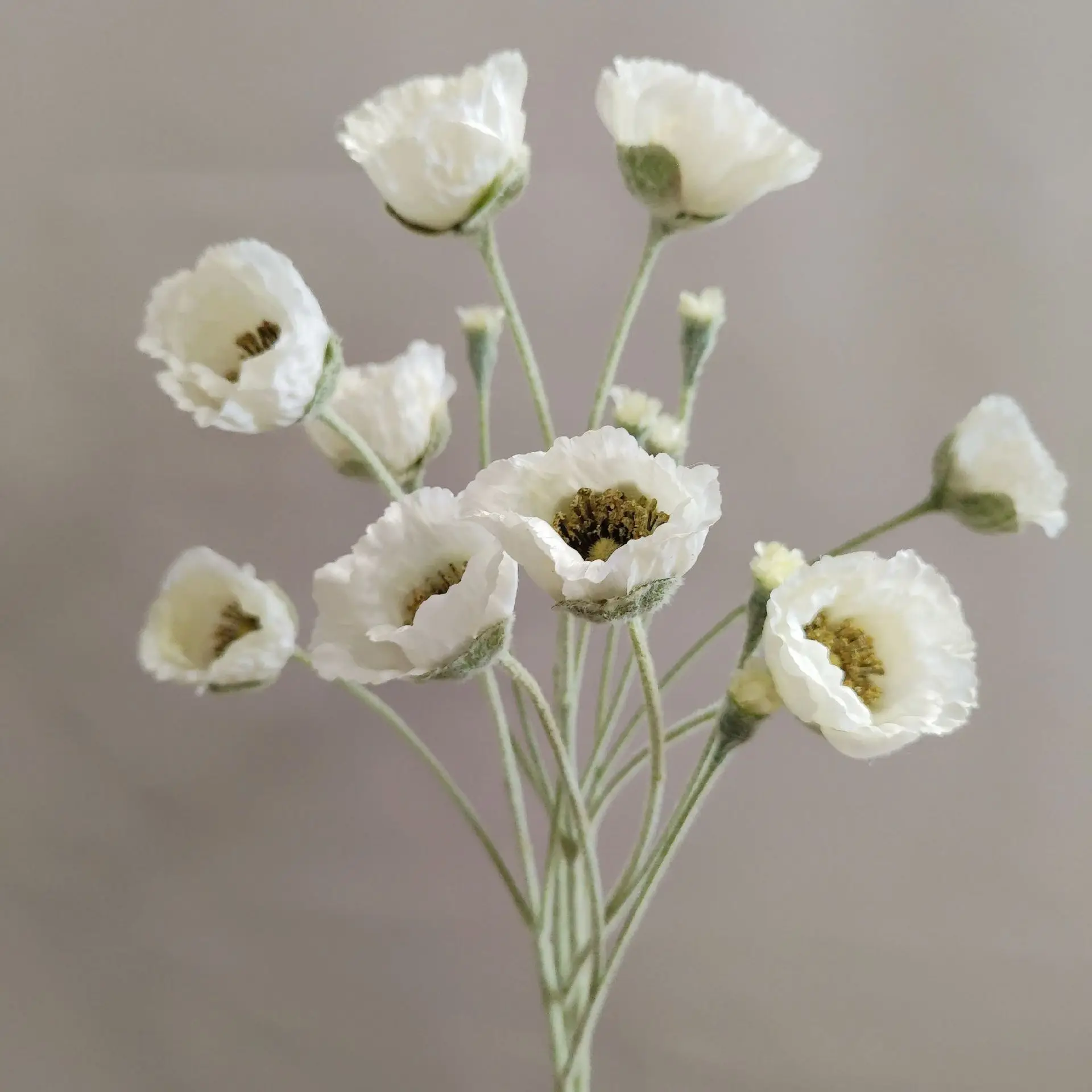Wedding Party Decoration Poppy Artificial Flowers 65cm Long Stem Fake Flowers For Home Decors DIY Day of Dead Flower Arrangement