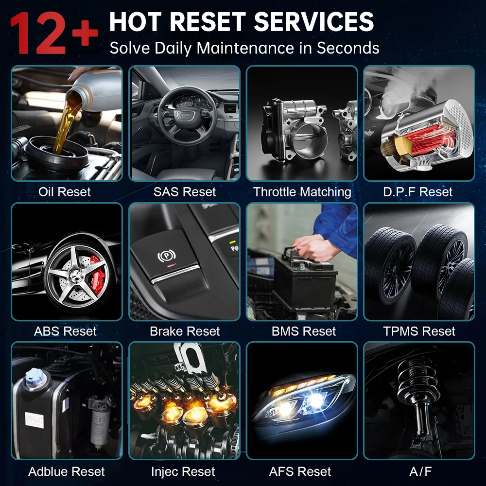 DE OBD Code Reader DPF OIL Reset Free Update pk CRP123E LAUNCH X431 CRP129X V2.0 Scanner Automotive 4 System Diagnostic Tool