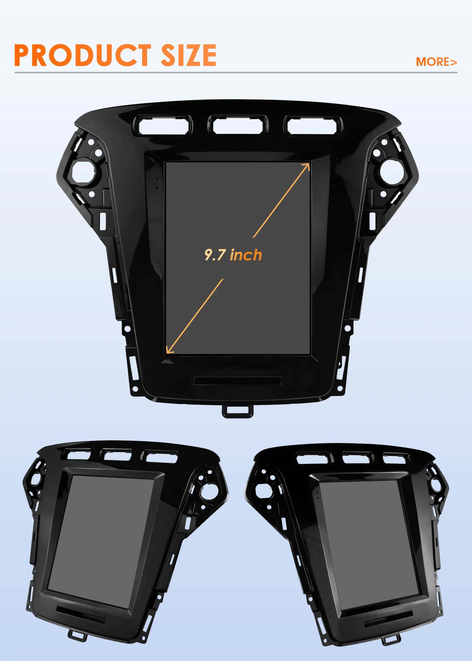 9.7 Car Radio Multimedia for Ford Mondeo MK4 Galaxy 2011-2013 Wireless Carplay Android Auto GPS 6115 Autoradio Car Stereo 360cam