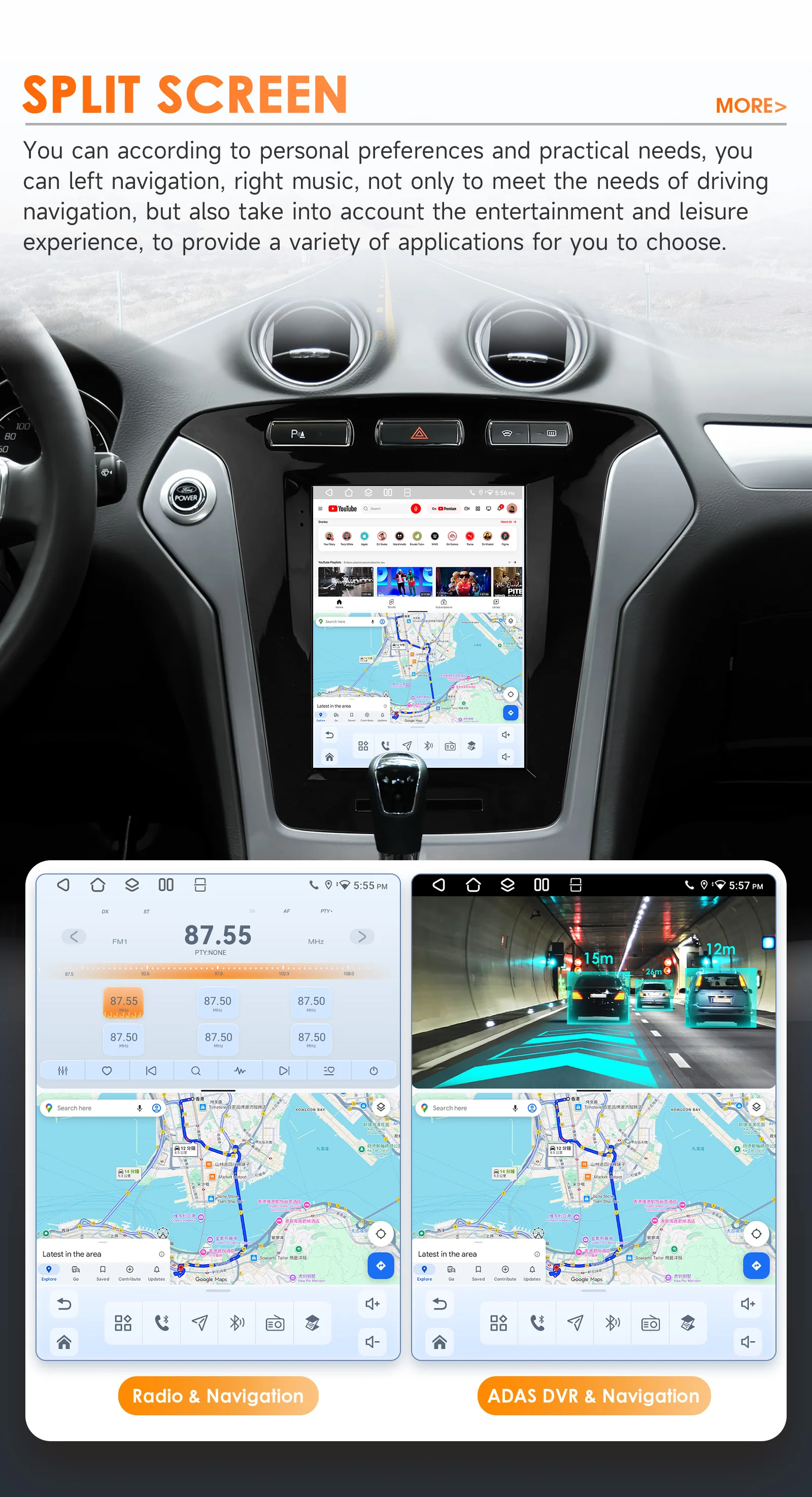 9.7 Car Radio Multimedia for Ford Mondeo MK4 Galaxy 2011-2013 Wireless Carplay Android Auto GPS 6115 Autoradio Car Stereo 360cam