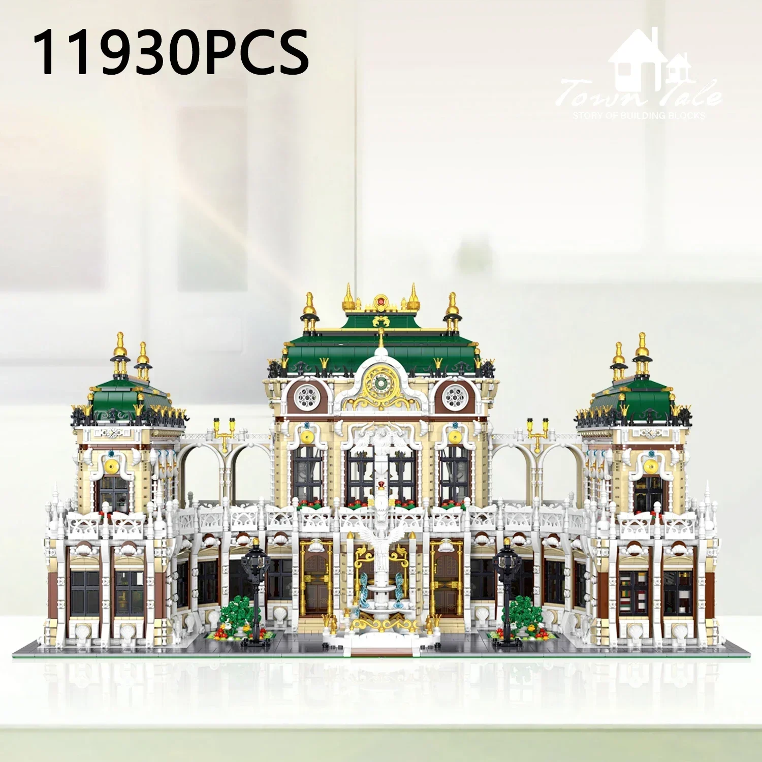 11930PCS Luxury Palace Building Blocks City Street View MOC Building Model Bricks High Difficulty Assembly Toys For Adult Gifts