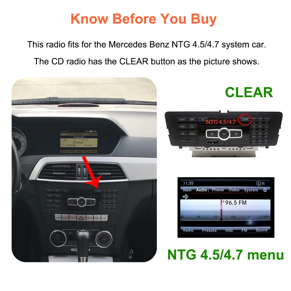 Car Multimedia system Bonroad 12,3 inches 2400*900 Android Auto thread Carplay Linux for Mercedes Benz C class W204 2011-2014 system NTG4.5