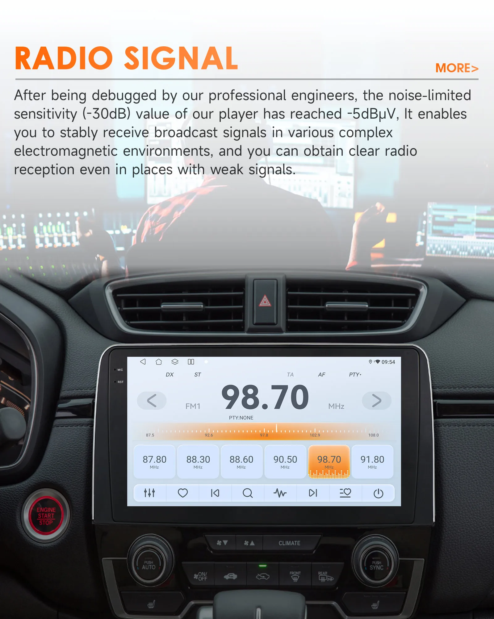 Hizpo 8Core Android Carplay Car Radio For Honda CR-V CRV 2017-2021 Multimedia Video Player 2 Din Navigation GPS Head Unit 10.1"