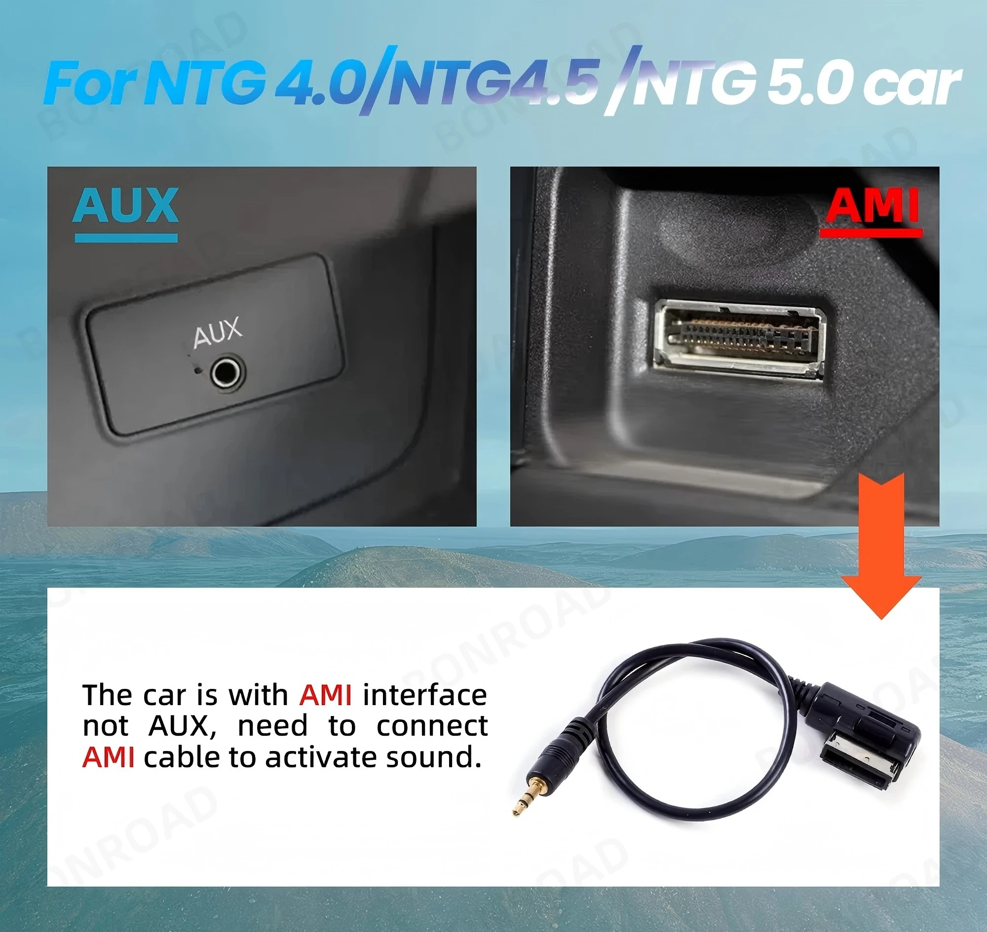 BONROAD 10.25 12.3 1920*720 2400*900 Wireless CarPlay Car Multimedia Linux Touch Screen For Mercedes Benz W205 GLC A C V Class W447 Android Auto Mirroring Airplay Autolink GPS Stereo Navigation