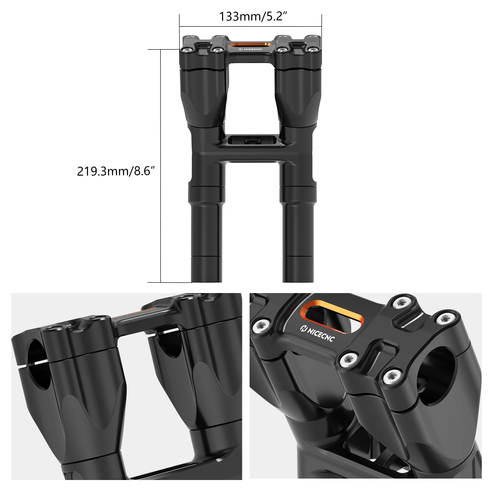 For Harley Street Glide Special FLHXS 2014-2023 Handlebar Riser 8"/7"/6"/5" For Harley Road King Electra Glide Fat boy FLSTF