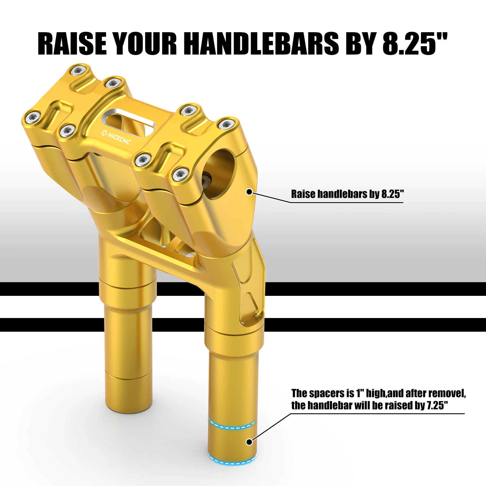 For Harley Street Glide Special FLHXS 2014-2023 Handlebar Riser 8"/7"/6"/5" For Harley Road King Electra Glide Fat boy FLSTF