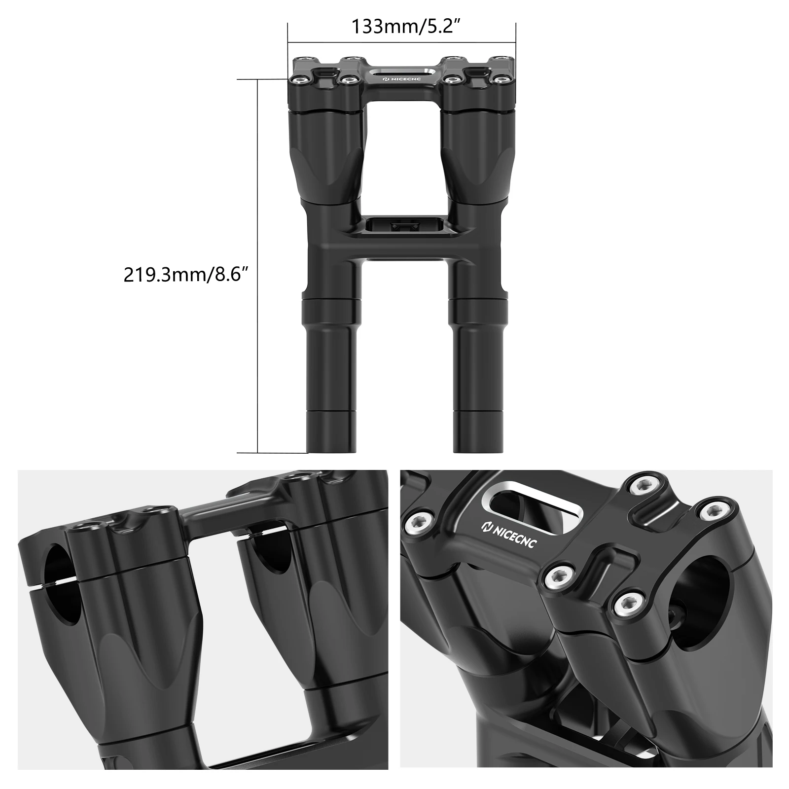 For Harley Street Glide Special FLHXS 2014-2023 Handlebar Riser 8"/7"/6"/5" For Harley Road King Electra Glide Fat boy FLSTF