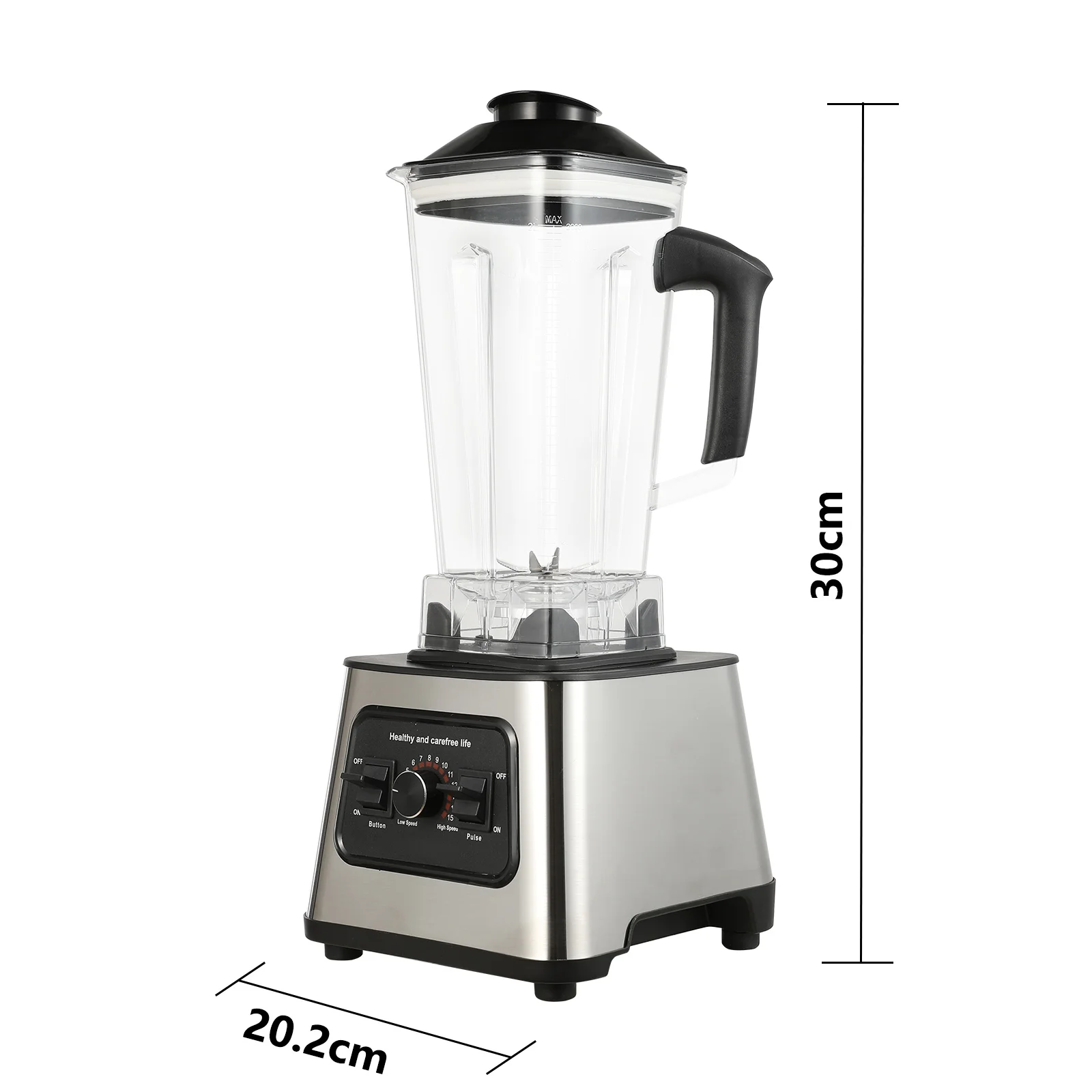6000W Powerful Blender Mixer Juicer Smoothie Maker Table Blenders 2.5L Container Food Processor Blender Mixer for Ice Nut Fruit