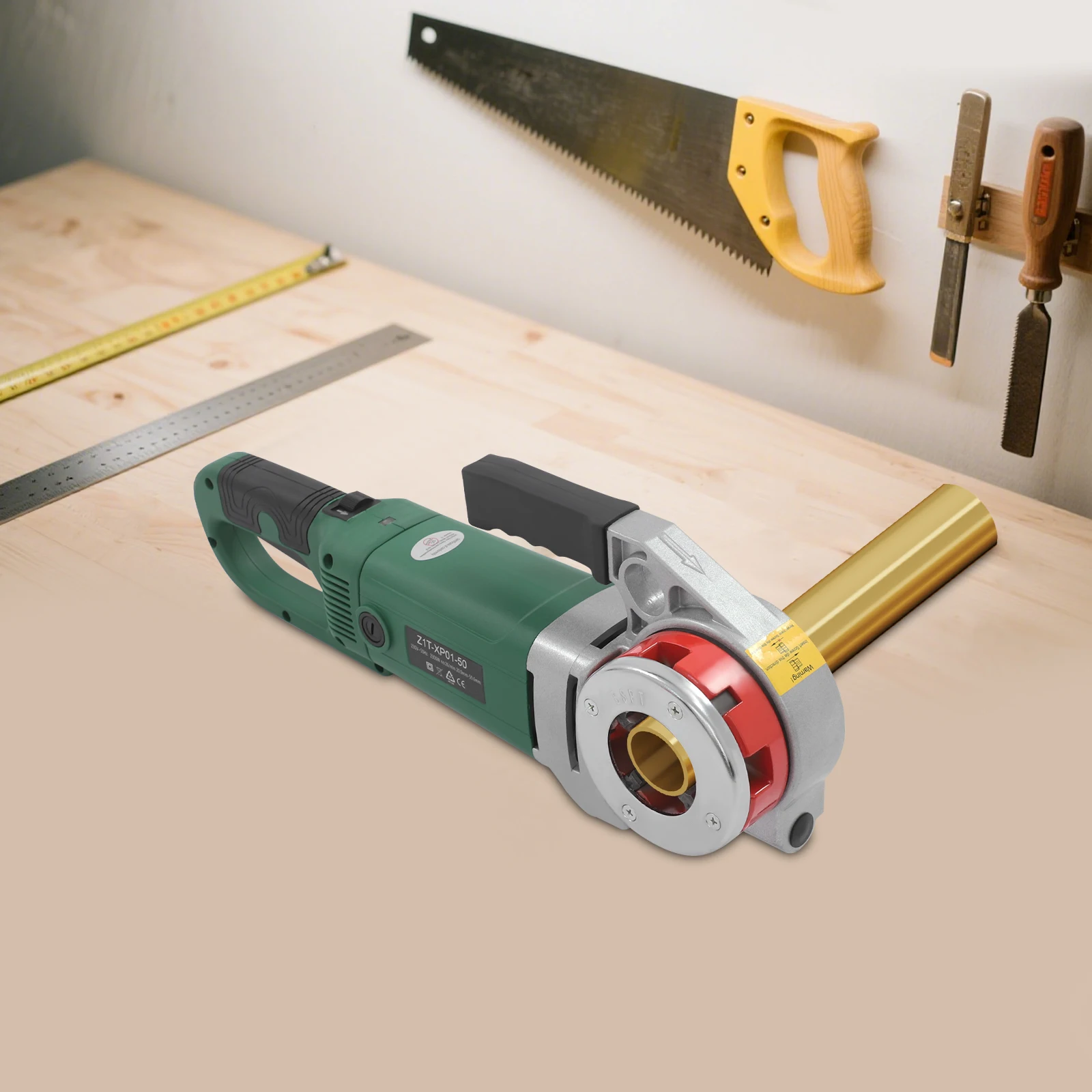 2300W Handheld Electric Threading Machine Pipe Threader Galvanized Pipe Threading Machine 230V for 0.82 to 2.35 Inch Pipes