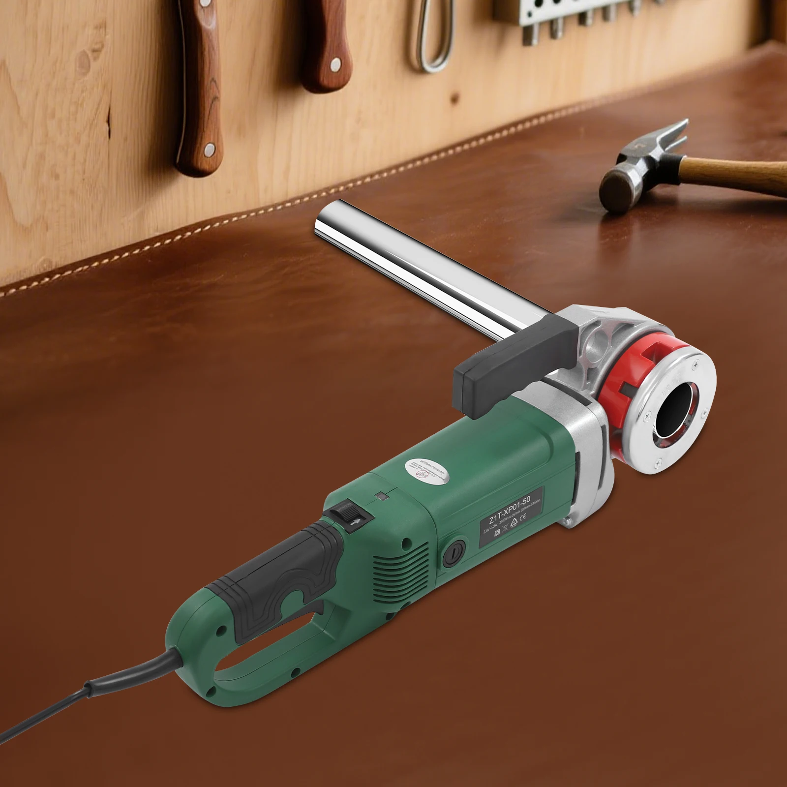 2300W Handheld Electric Threading Machine Pipe Threader Galvanized Pipe Threading Machine 230V for 0.82 to 2.35 Inch Pipes