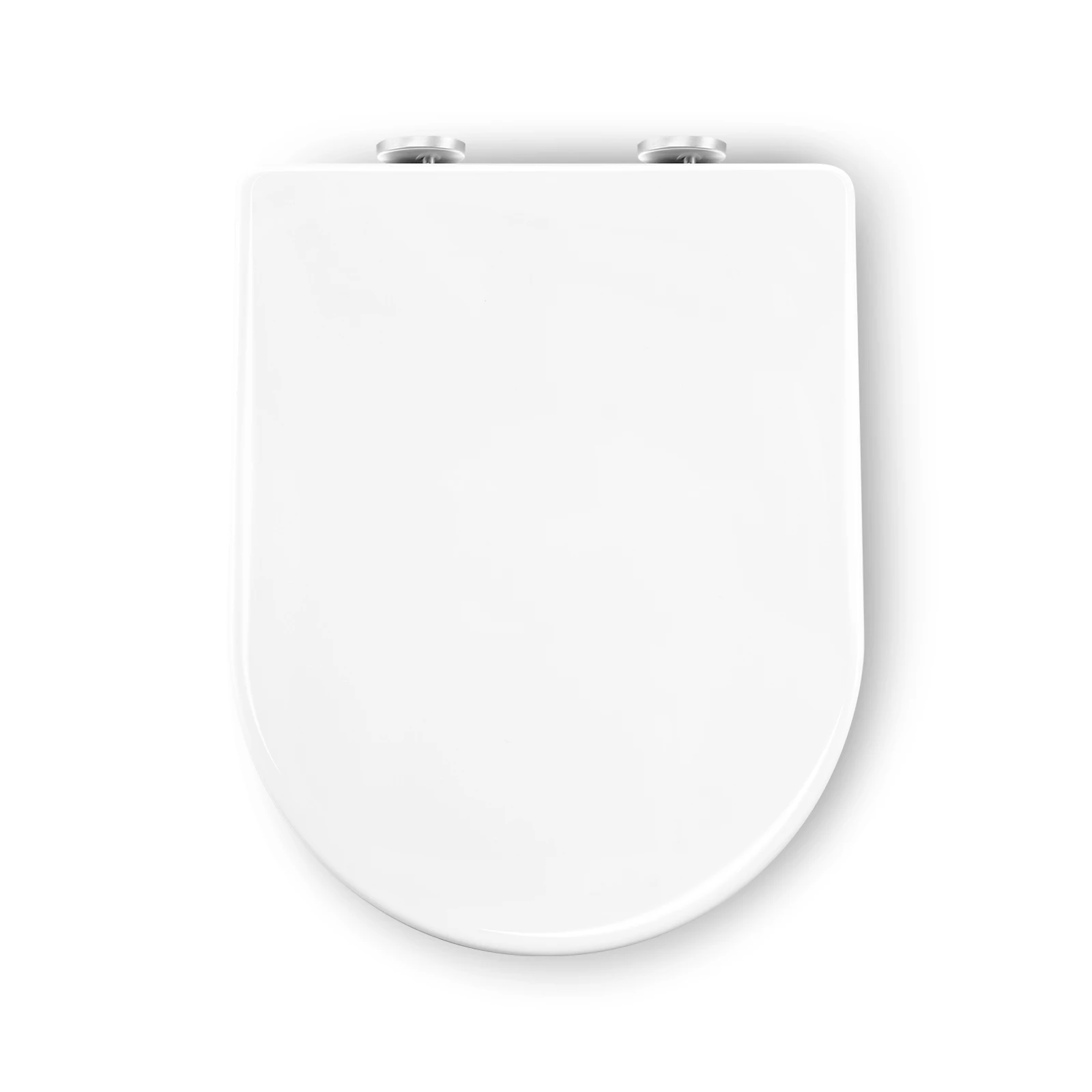 WOLTU U-Shape Toilet Lid Seat Quiet Lid with Soft-Close Mechanism Plastic Thickened Durable Universal Bathroom Accessories