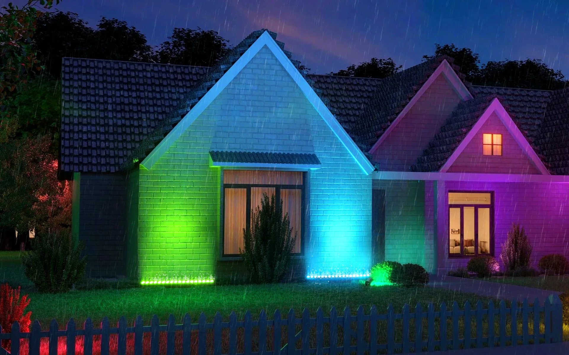 SHEHDS Waterproof IP65 LED Wash Wall 18x10W RGBWLAC 6in1 Mixing Light 0 Noise for DJ Disco Outdoor Party Theater Concert
