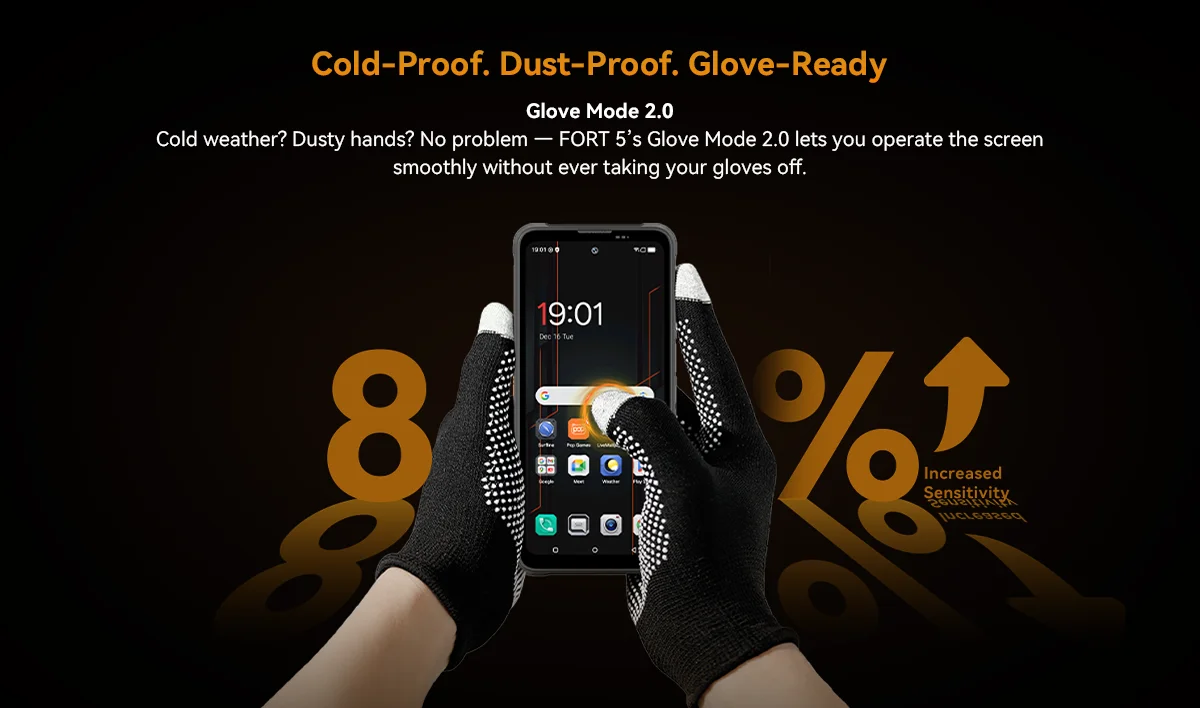 [Shipping From Poland] [No EU charger] Blackview FORT 5 Rugged Smartphone 36GB(12+24)+256GB 6.78" HD+ IPS 5000mAh Mobile Phone