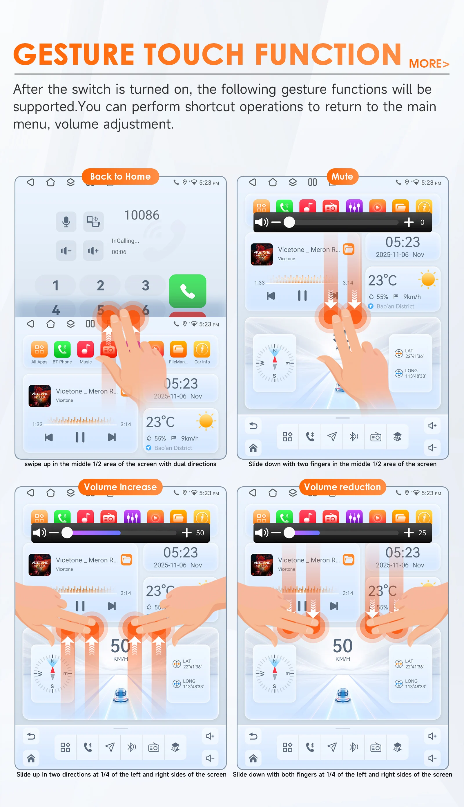 Android 6115 Car Radio for Honda Civic 2015-2020 Multimedia Player Stereo Autoradio DSP 9.7inch Vertical GPS Intelligent Screen