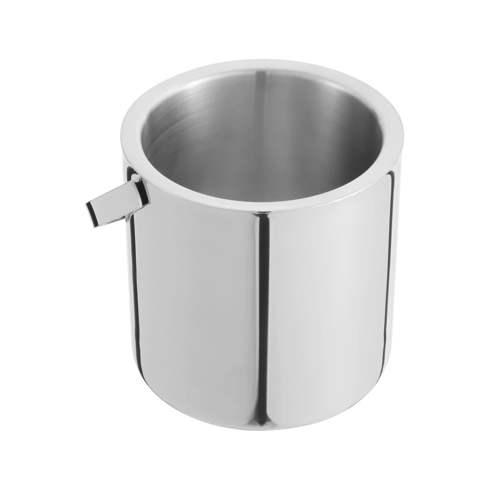 Double-Wall Insulated Ice Bucket 304 Stainless Steel Cocktail Cooler with Ice Tongs & Strainer, For Party BBQ Bar Outdoor Picnic