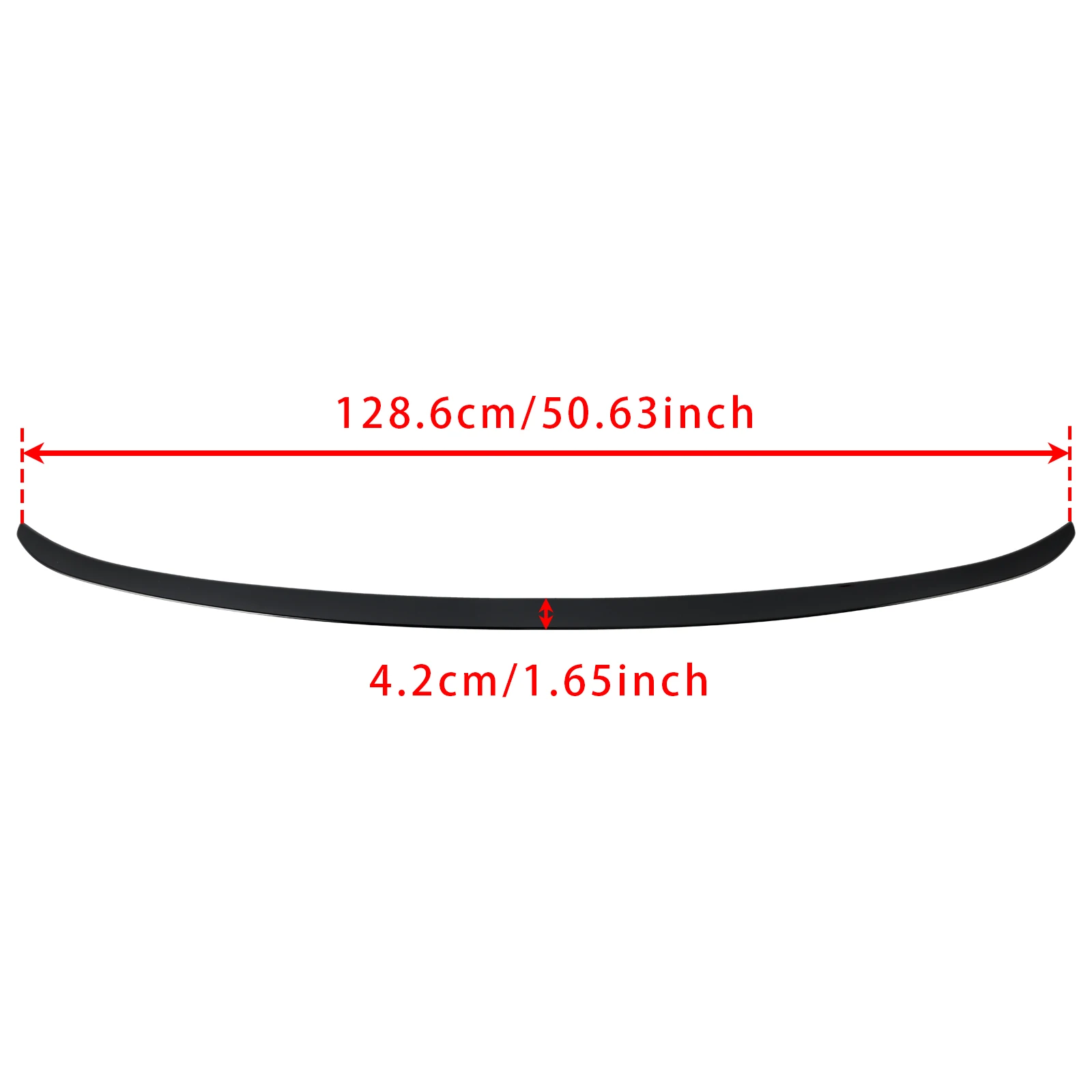 Areyourshop M5 Style Rear Trunk Boot Lip Spoiler for BMW 5 Series G30 Sedan 2017-2023, Gloss Black