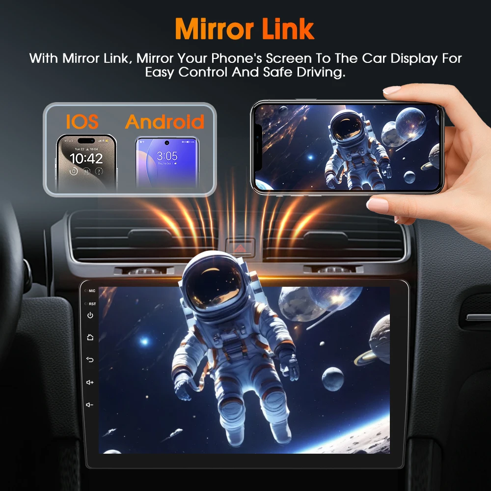Podofo AI Voice Wireless Carplay Android Auto Radio For Renault Duster Adventurer 2019 Car Intelligent Systems BT 2din Autoradio