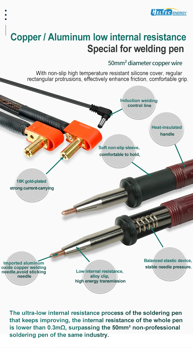 Heltec HT-SW02H 7000A High Power LiFePO4 Battery Spot Welder/42kW Capacitor-Type Energy Storage Spot Welding Machine 0.5mm-0.6mm