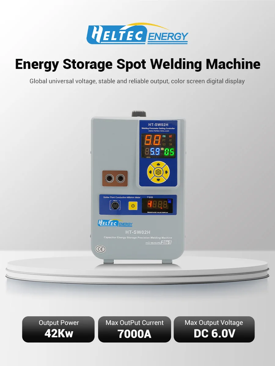 Heltec HT-SW02H 7000A High Power LiFePO4 Battery Spot Welder/42kW Capacitor-Type Energy Storage Spot Welding Machine 0.5mm-0.6mm