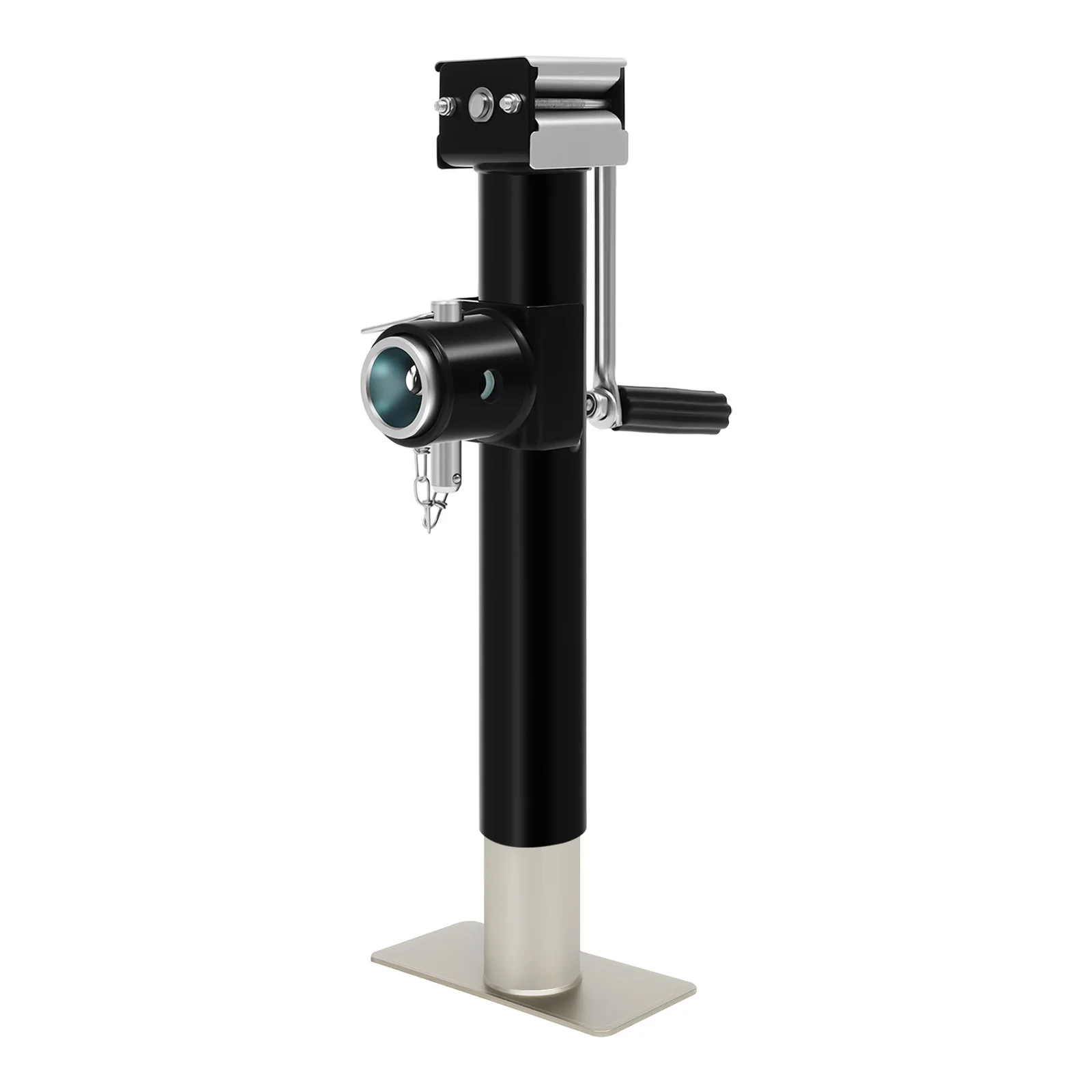 1T Heavy Duty Lifting Jack Steel Car Lifting Jack 10 inch Lift Trailer Jack Profile Floor Jack with Manual Hand Pump For Lifting