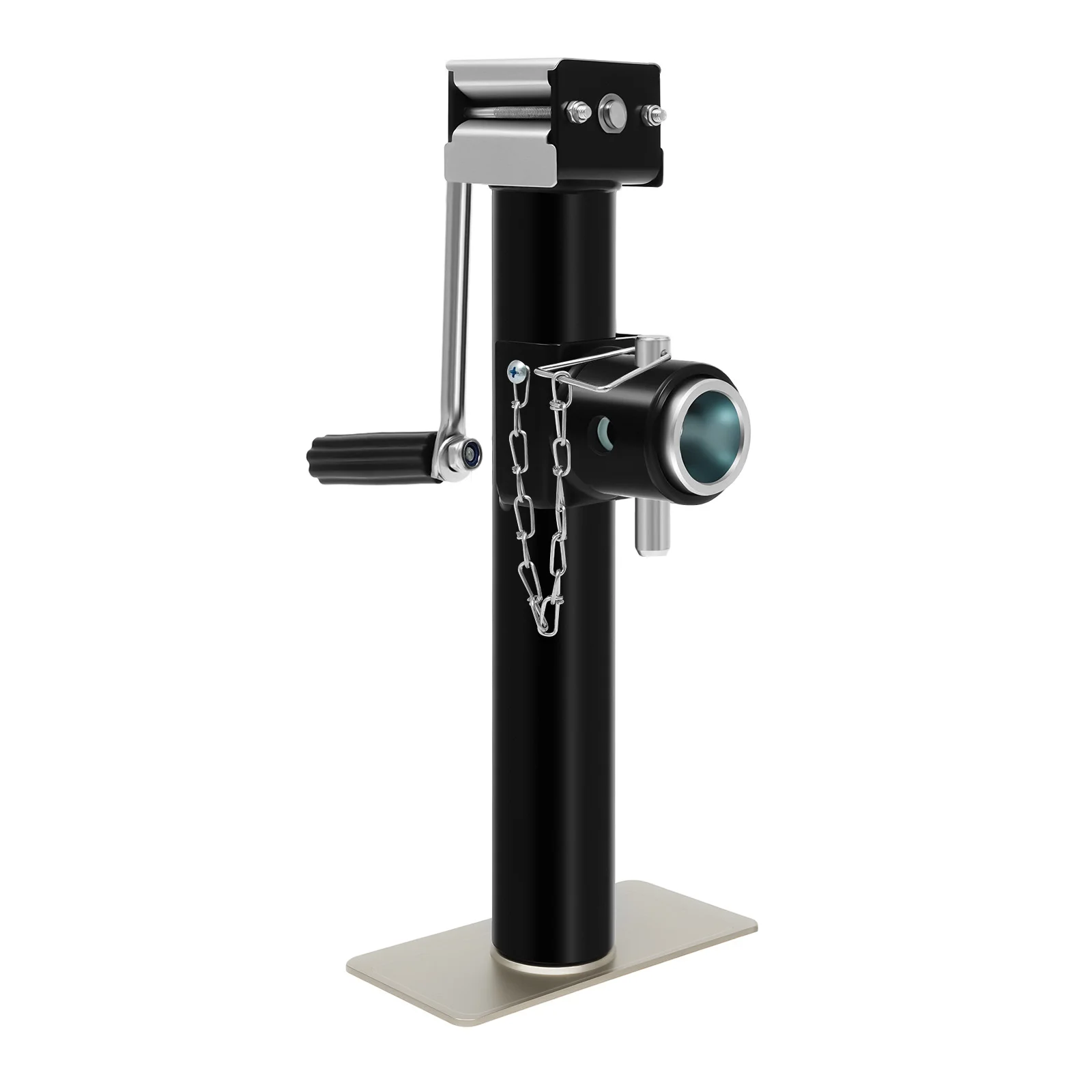 1T Heavy Duty Lifting Jack Steel Car Lifting Jack 10 inch Lift Trailer Jack Profile Floor Jack with Manual Hand Pump For Lifting