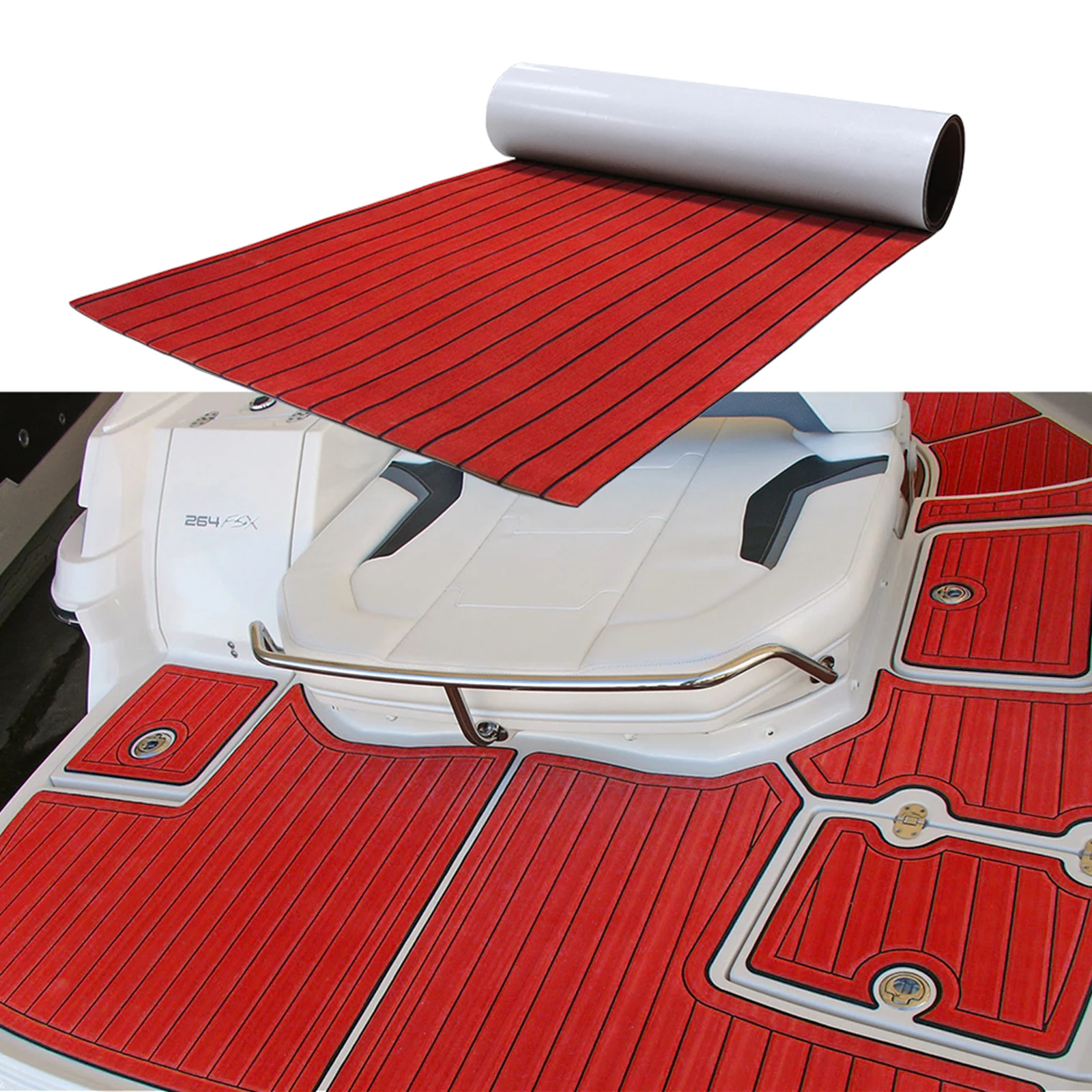 6mm Thick Foam Mat Anti-Fatigue Flooring Waterproof Non-Slip DIY Cut Soundproof for Boat Gym Home