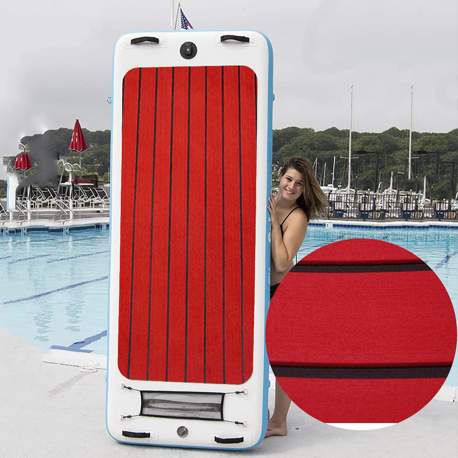 6mm Thick Foam Mat Anti-Fatigue Flooring Waterproof Non-Slip DIY Cut Soundproof for Boat Gym Home