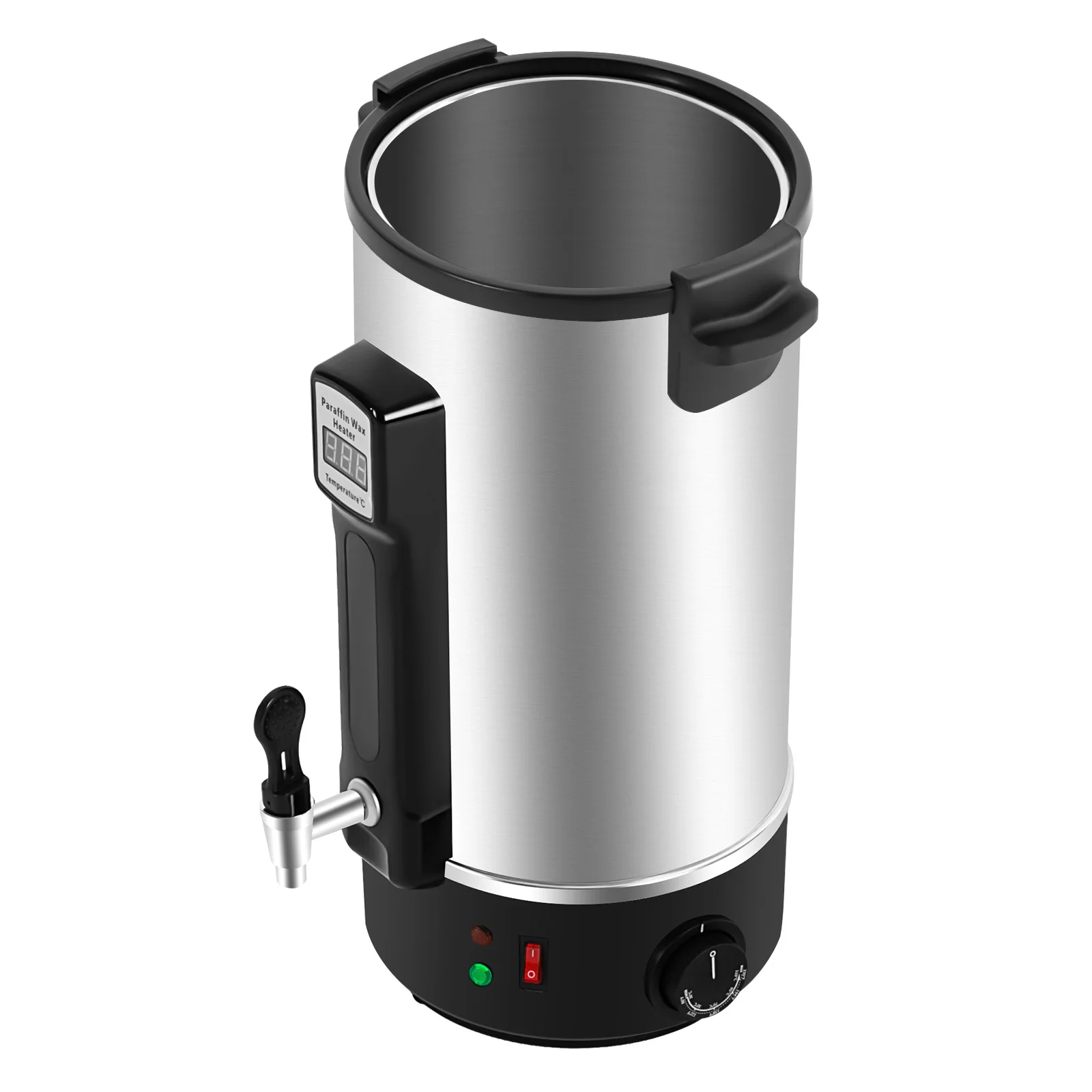 1100W Wax Melter 11.41Qt Candle Wax Melter 86℉-230℉ 201 Stainless Steel Wax Melting Tool Professional Candle Making