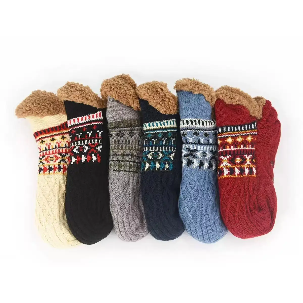 2025 Unisex Fall and Winter Floor Socks Warm Women Men Thicken Snow Socks Sleep Carpet Socks Slippers Socks Non-slip Yoga Socks