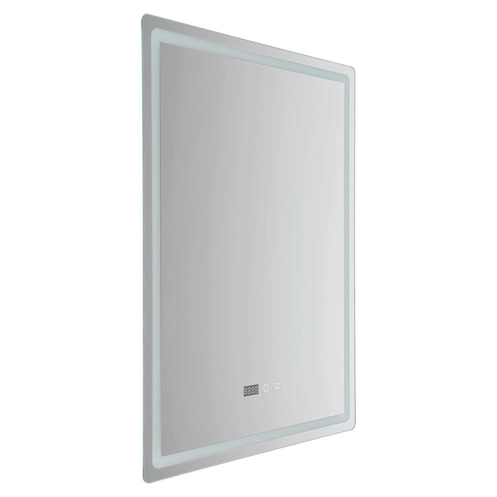 Smart LED Bathroom Vanity Mirror 50x70/60x80/70x90cm- Anti-Fog Dimmable with Time/Temp Display & Touch Control & Memory Function