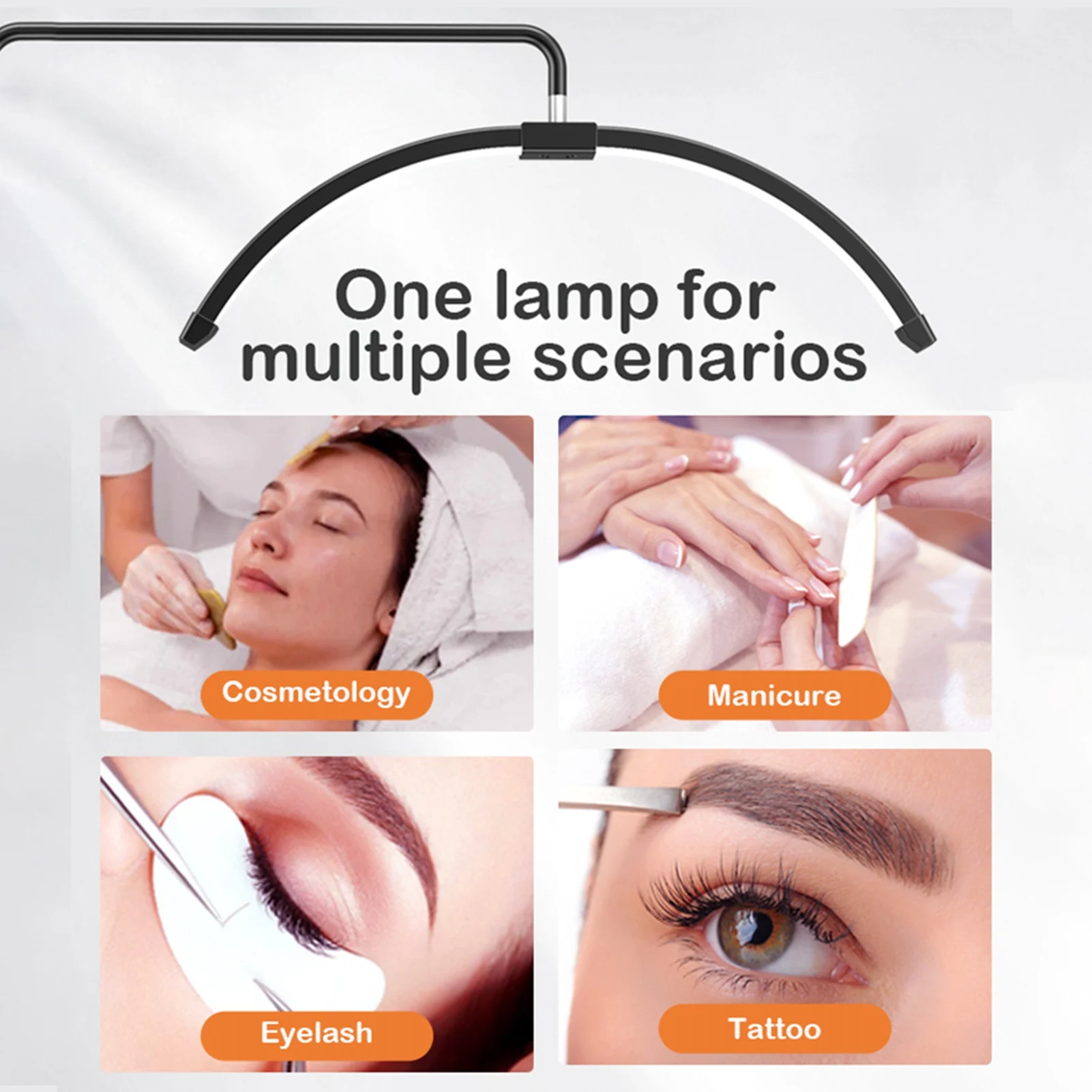 NEW Half Moon Floor Fill Light 36W 3200K-5600K Dimmable Led Video Light for Phone led video light for phone led filling lamp