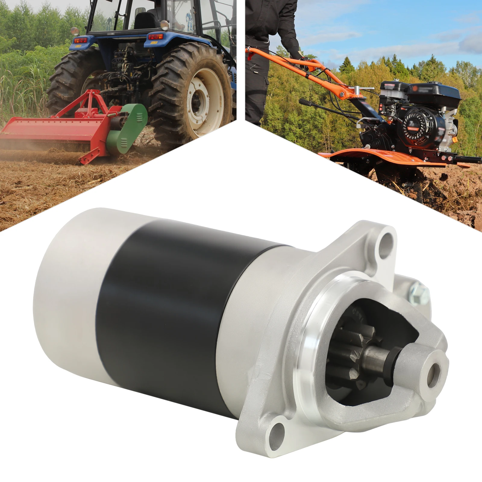 1KW Diesel Generator Motor 12V Generator Starter Motor Single-Cylinder Diesel Motor Starter Generator for 170F/173F/178F/186F/18
