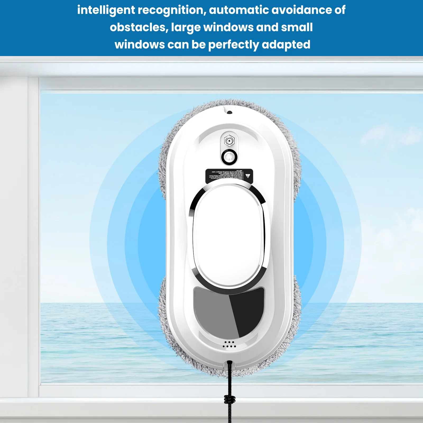 Ultra Thin Robot Vacuum Cleaner Window Cleaning Robot Window Cleaner Electric Glass limpiacristales Remote Control for Home