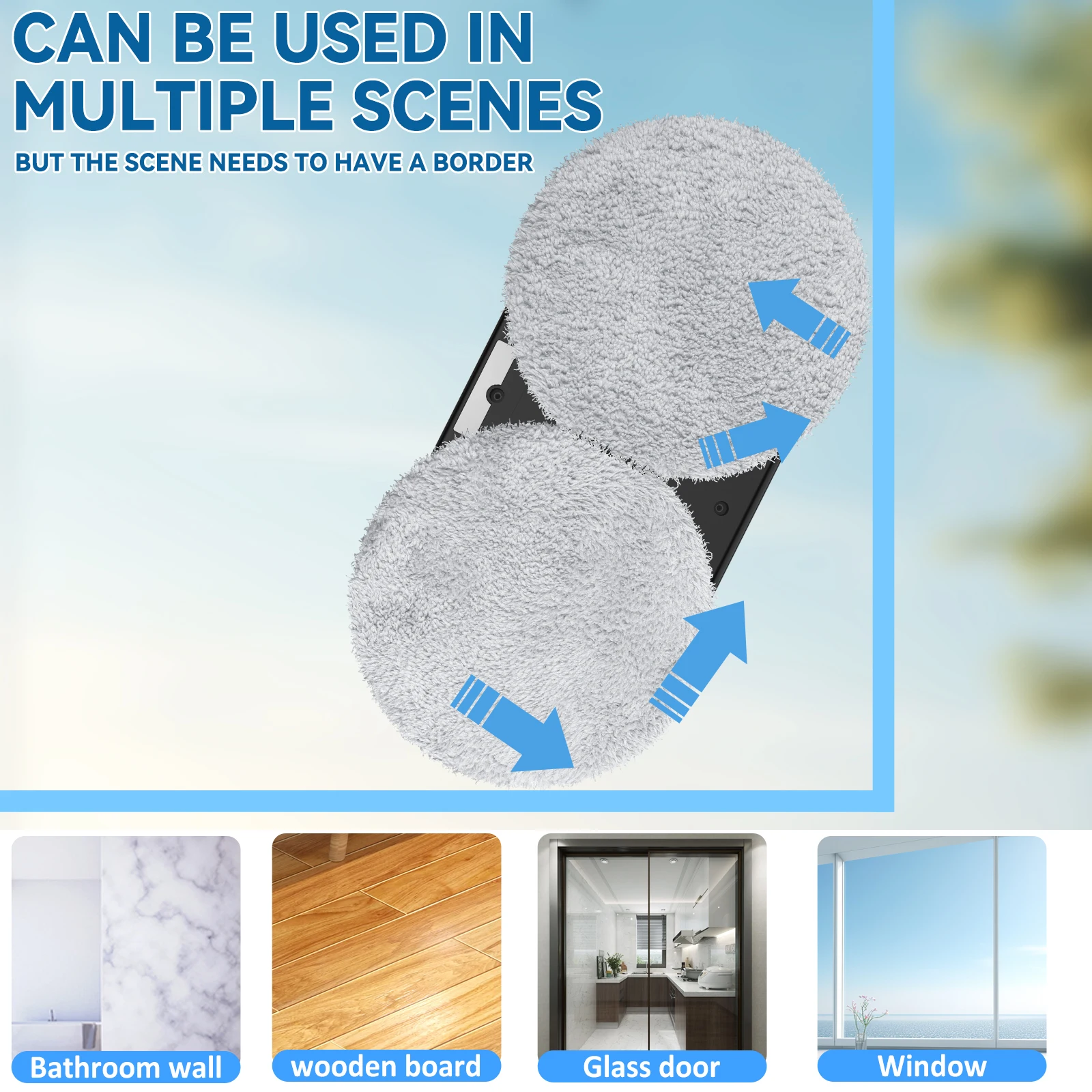Ultra Thin Robot Vacuum Cleaner Window Cleaning Robot Window Cleaner Electric Glass limpiacristales Remote Control for Home