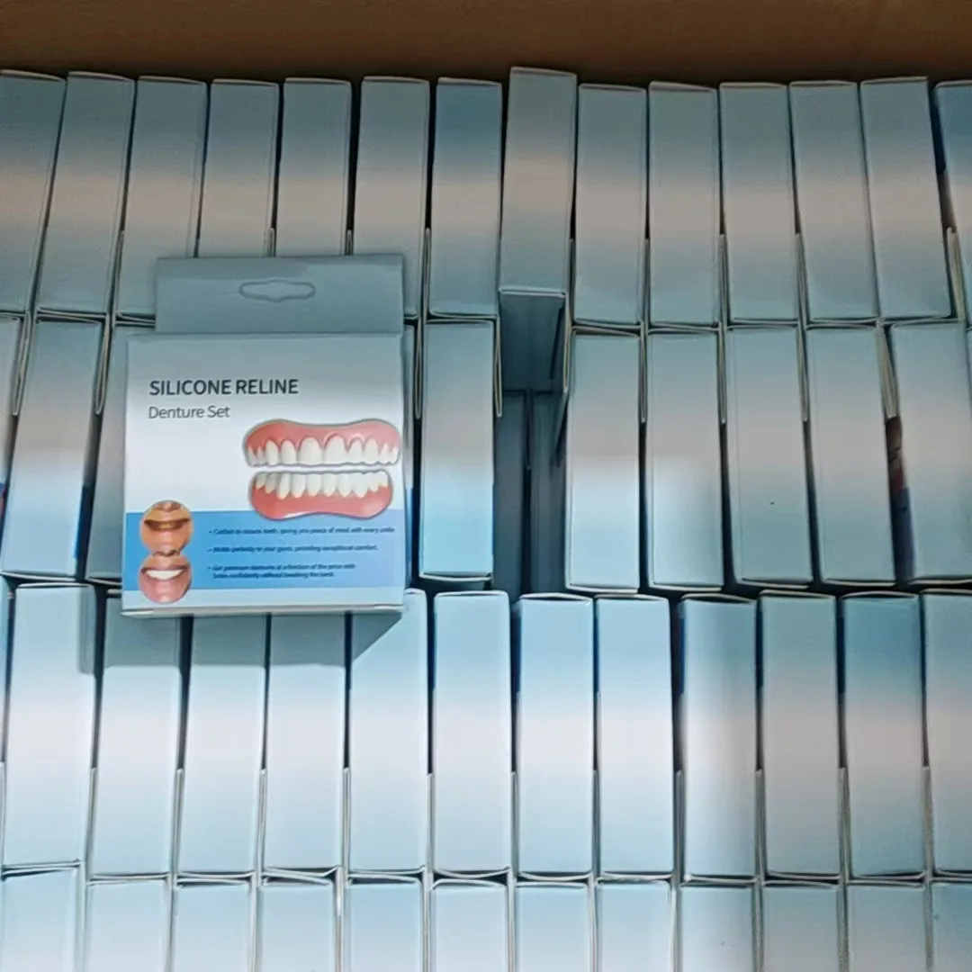 New Denture Silicone Kit Denture Silicone Liners Soft Denture Kit Soft Denture Kit Teeth Upper And Lower Set Easy Use Braces