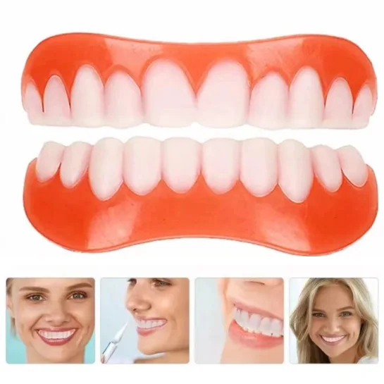 New Denture Silicone Kit Denture Silicone Liners Soft Denture Kit Soft Denture Kit Teeth Upper And Lower Set Easy Use Braces