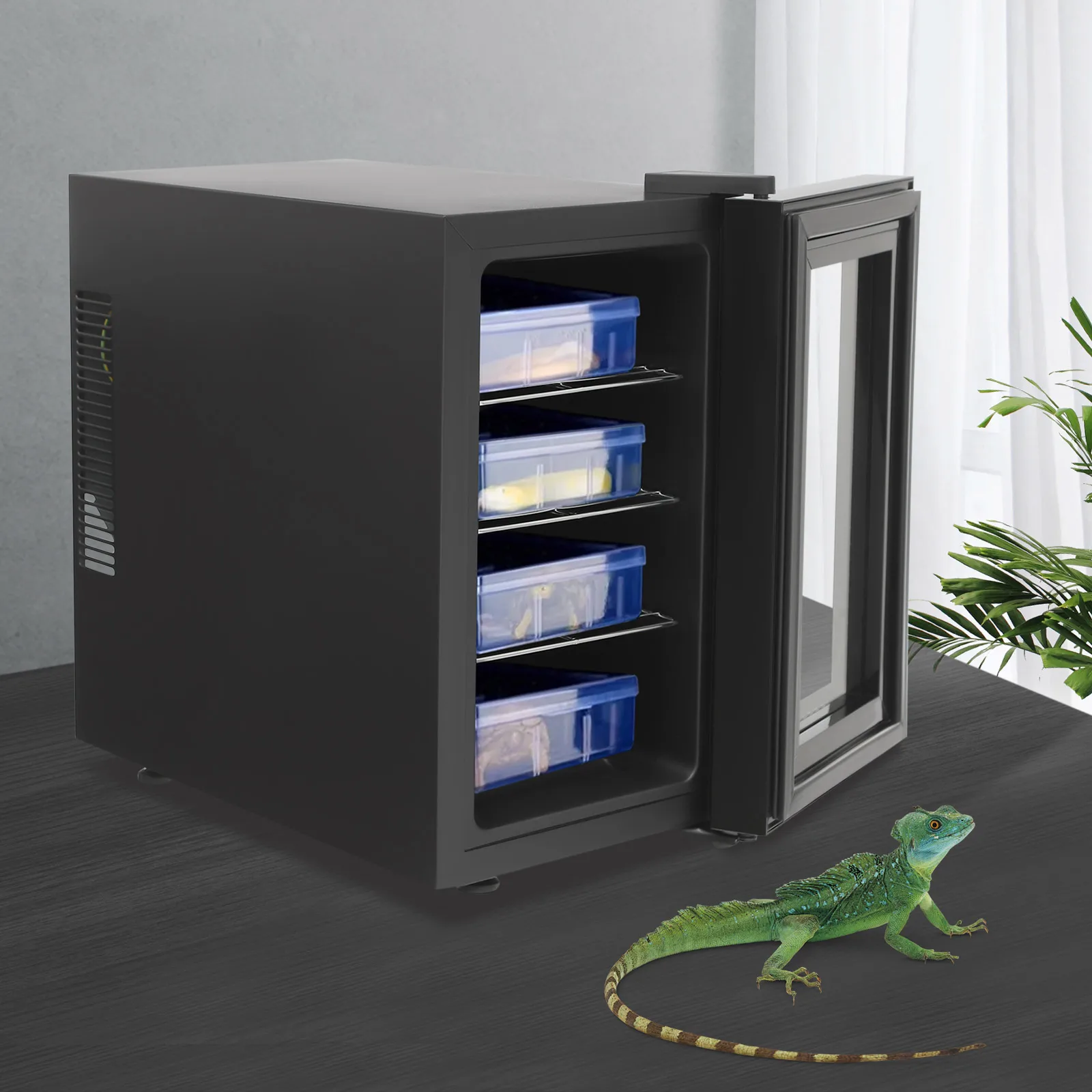 Reptile Egg Incubator wth Constant Temperature and Humidity 23L Egg Incubator 10-40°C Precise Temperature for Hatching