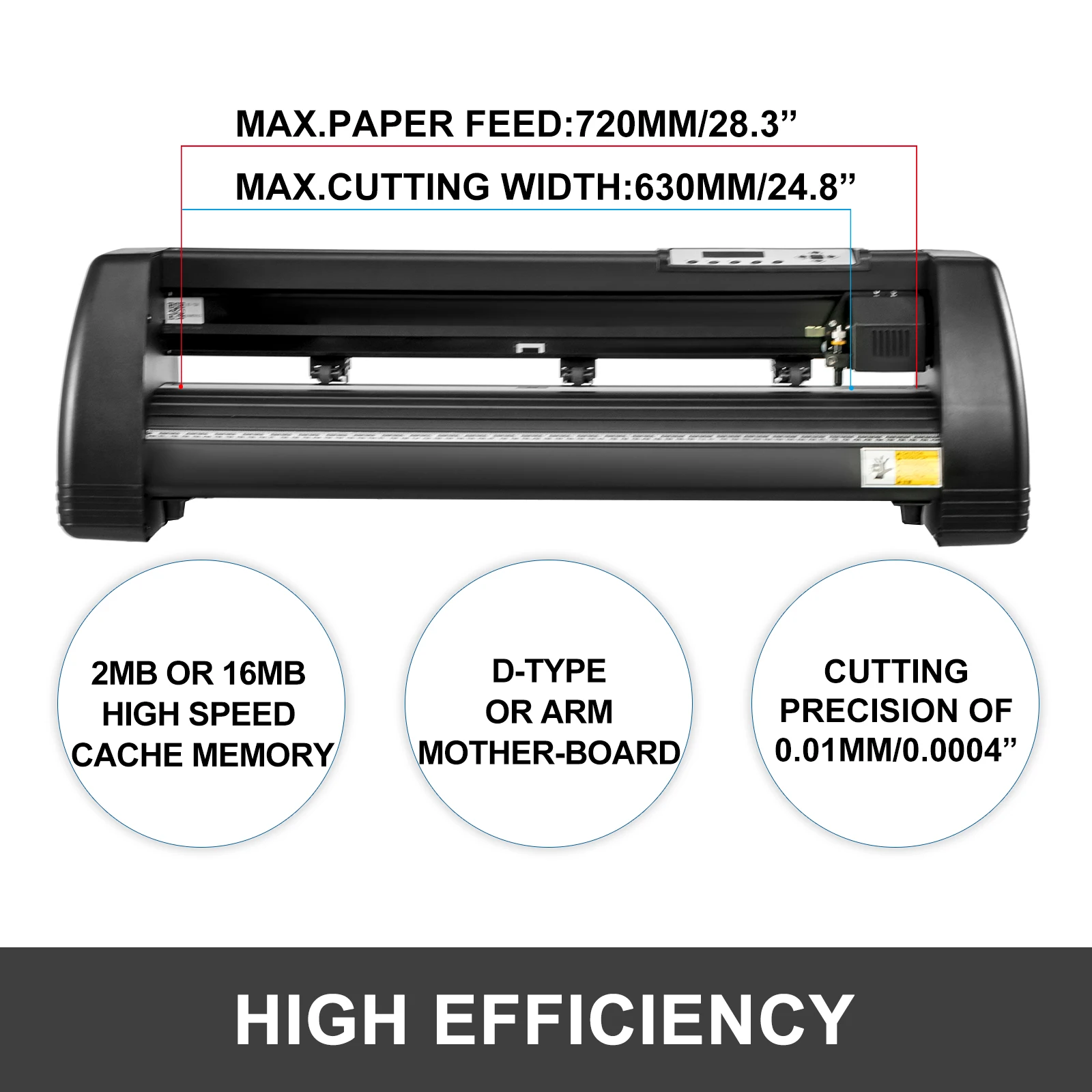 SucceBuy 28/34 Inch Vinyl Cutter Machine W/ Floor Stand Vinly Sign Cutting Plotter Starter Kits Software Adjustable Force Speed