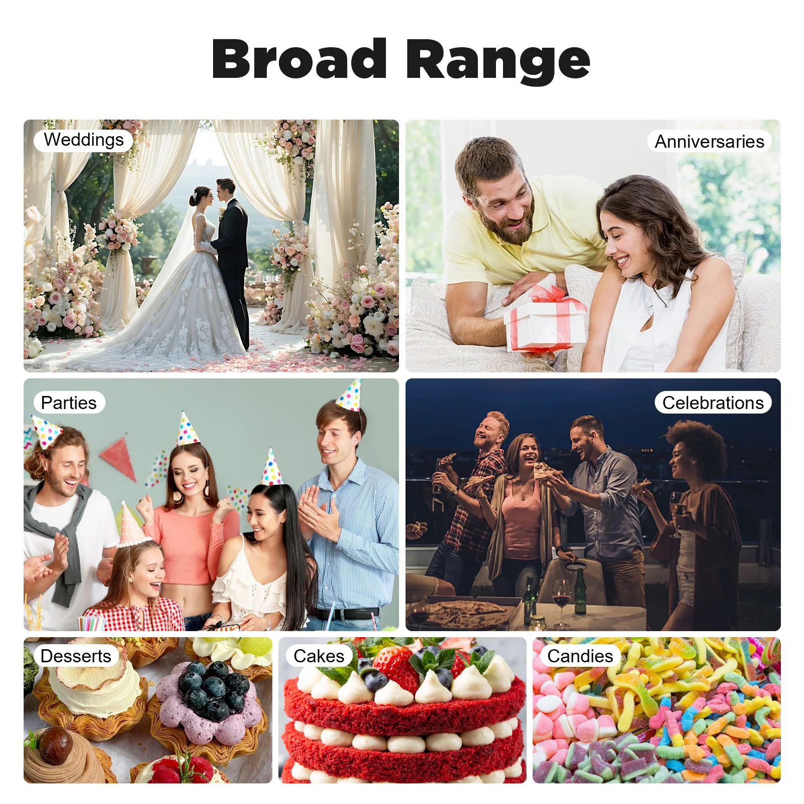 Solid Wood 3-Tier Cake Serving Tray - 6kg Capacity Dessert Stand for Home Decor Cupcake Display Rack for Wedding/Birthday Party