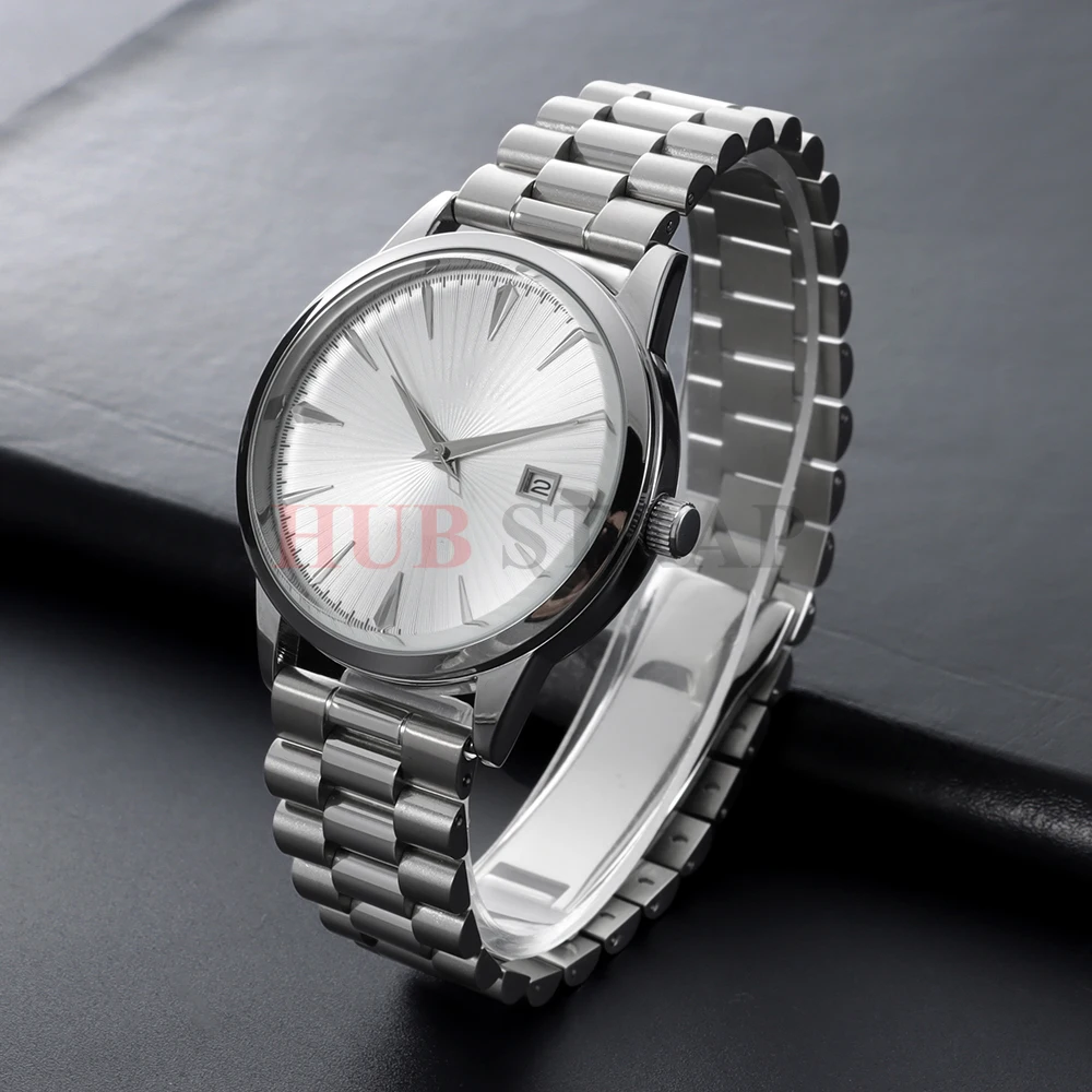 20/21/22mm Three Beads 304 Metal Curved End Watch Band men women for Rolex DATEJUST Jubilee Stainless Steel Bracelet Accessories