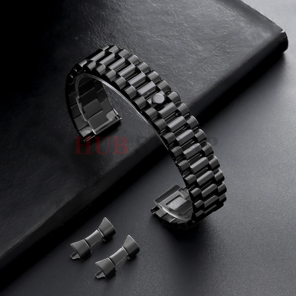 20/21/22mm Three Beads 304 Metal Curved End Watch Band men women for Rolex DATEJUST Jubilee Stainless Steel Bracelet Accessories