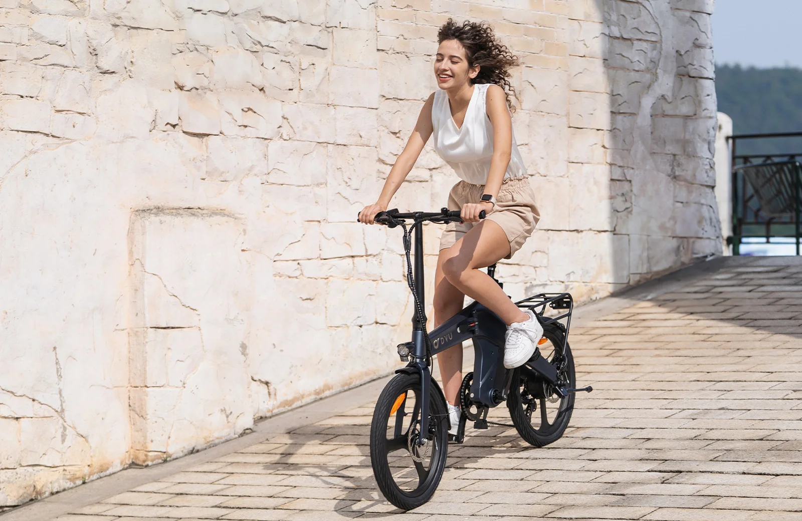 DYU T1 E Bike 250W Brushless Motor 36V10AH Lithium Battery Magnesium Alloy Electric Bike Adult 20-in Tire Fold Electric Bicycle