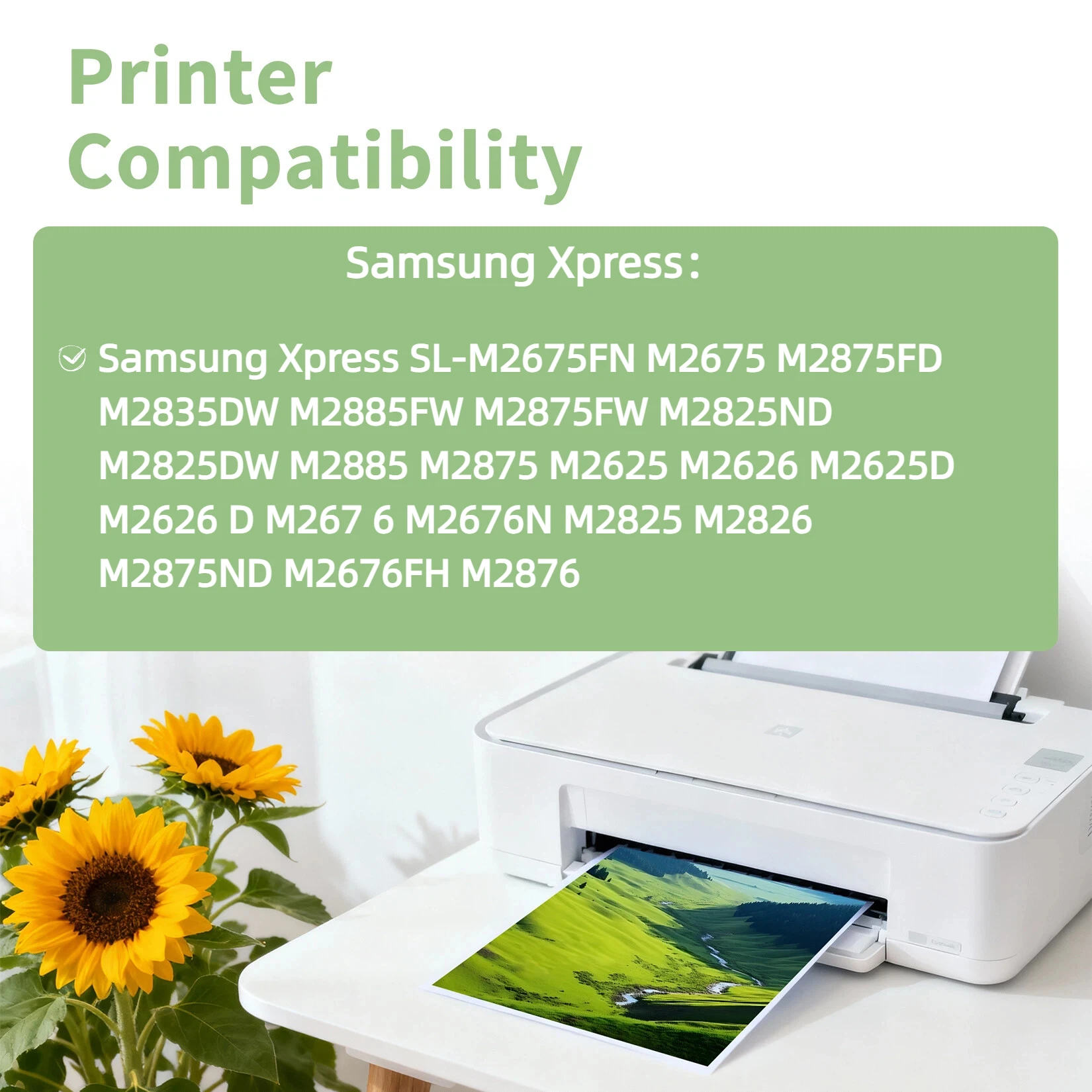 Yowell MLT-D116L D116L High Yield Black Toner Cartridges Compatible with Samsung Xpress SL-M2625D SL-M2675FN SL-M2825ND SL-M2835