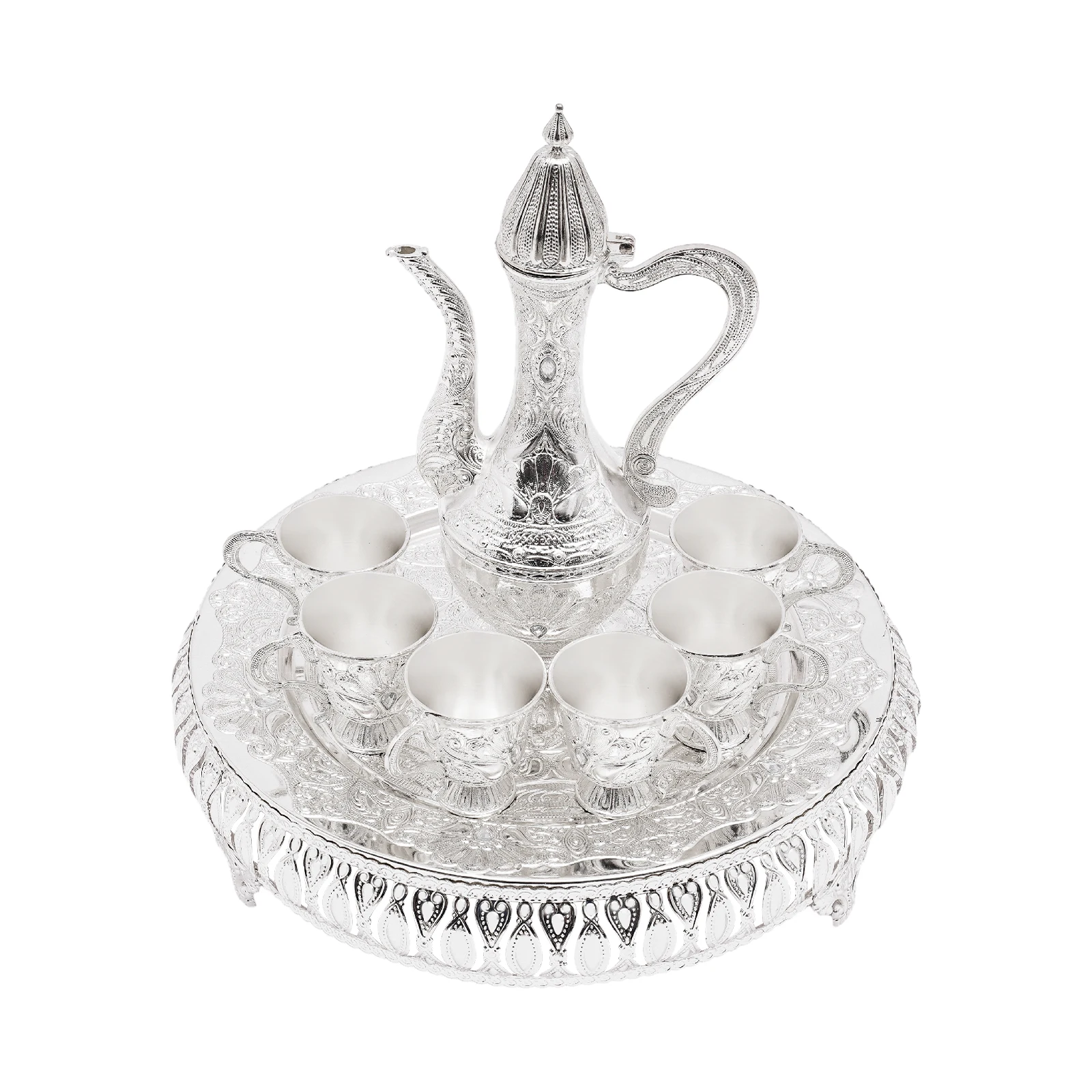 Coffee Cup and Teapot Set Tea Service Set Tea Service Set for Tea Table Decoration